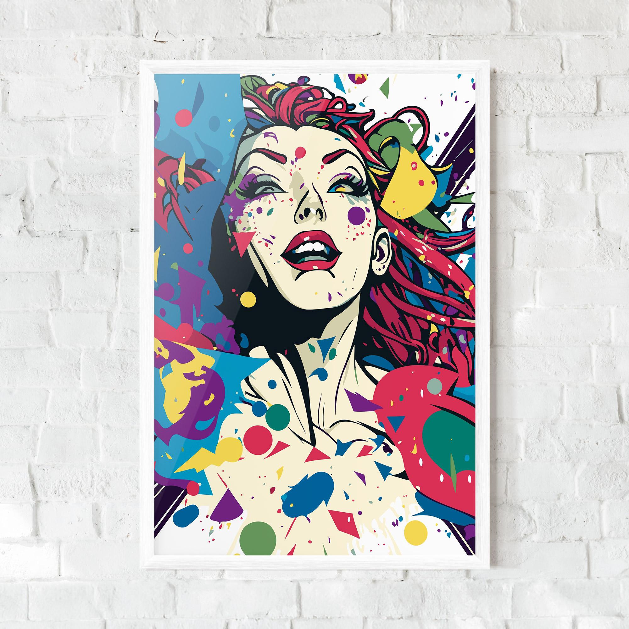 Poster Înrămat Fictional Woman mockup 0