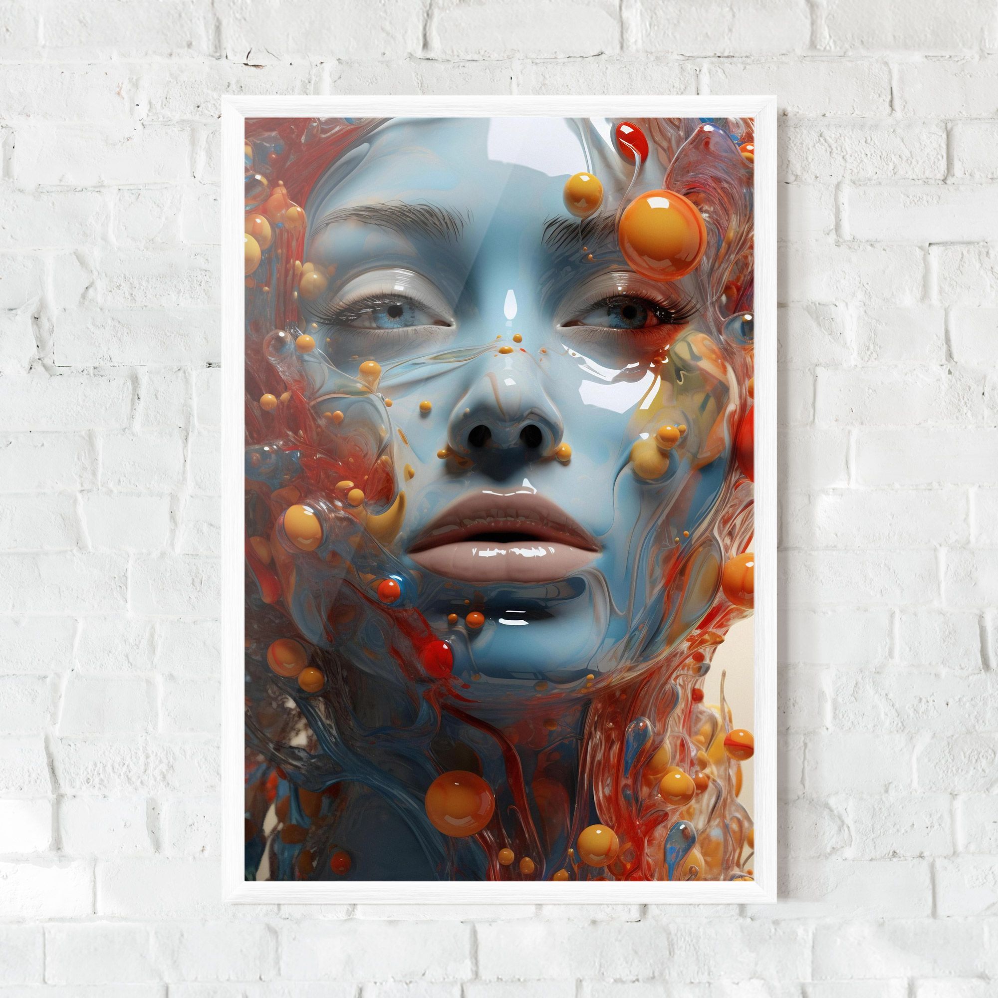Pretty Blue Face mockup 0