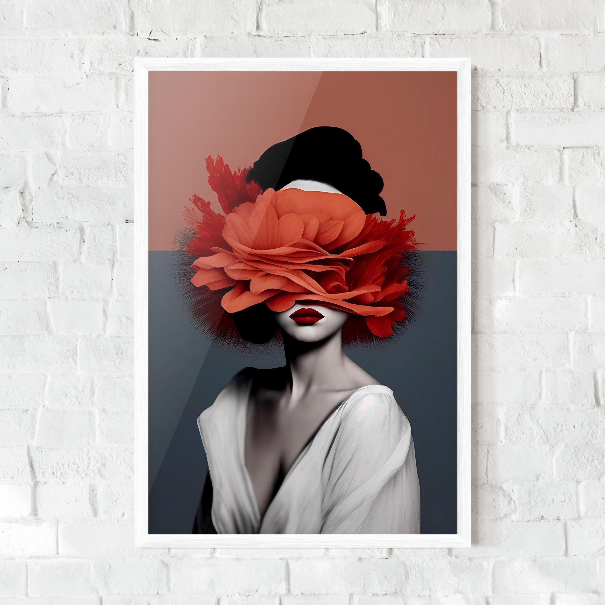 Red Flower Woman mockup 0