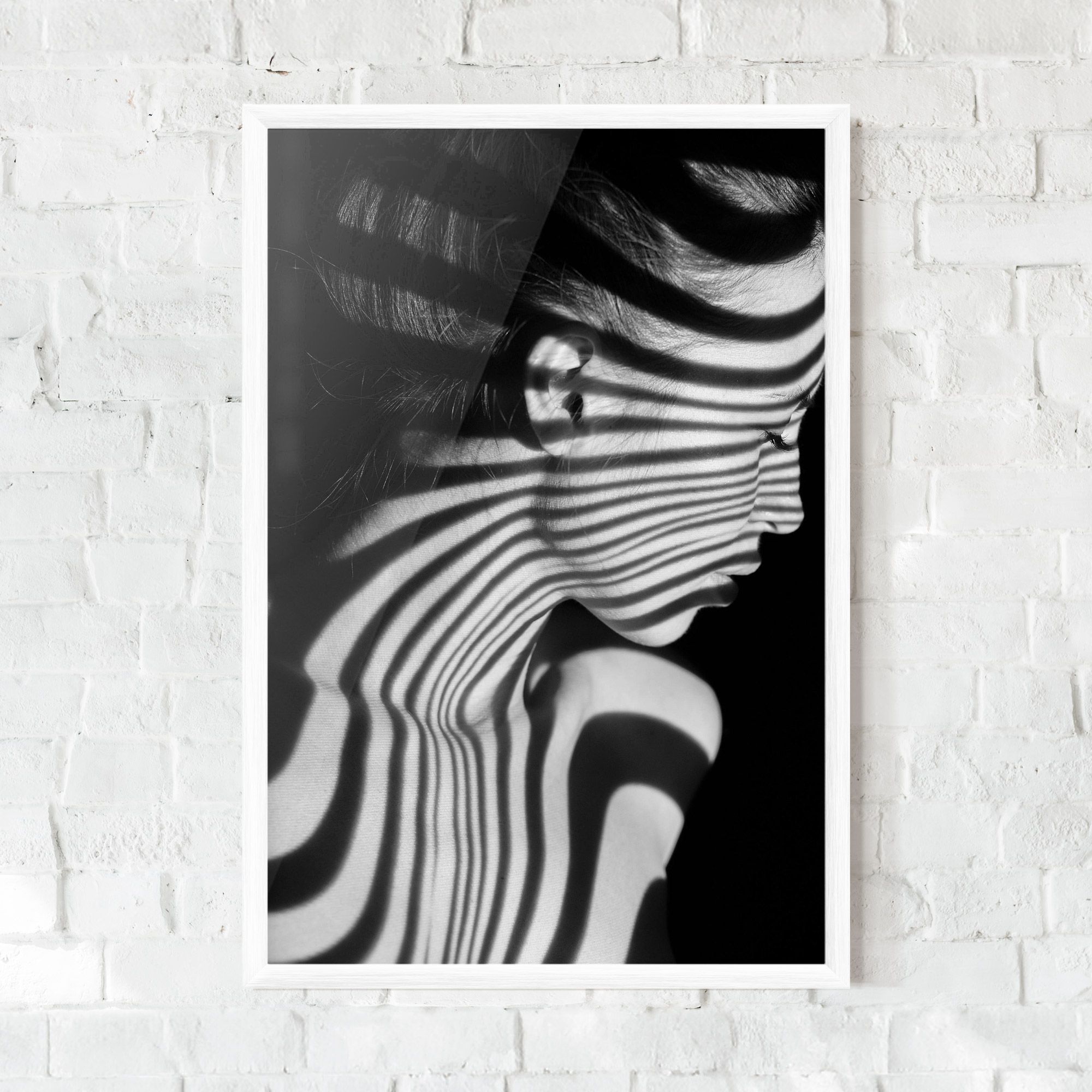 Zebra Stripes Woman mockup 0