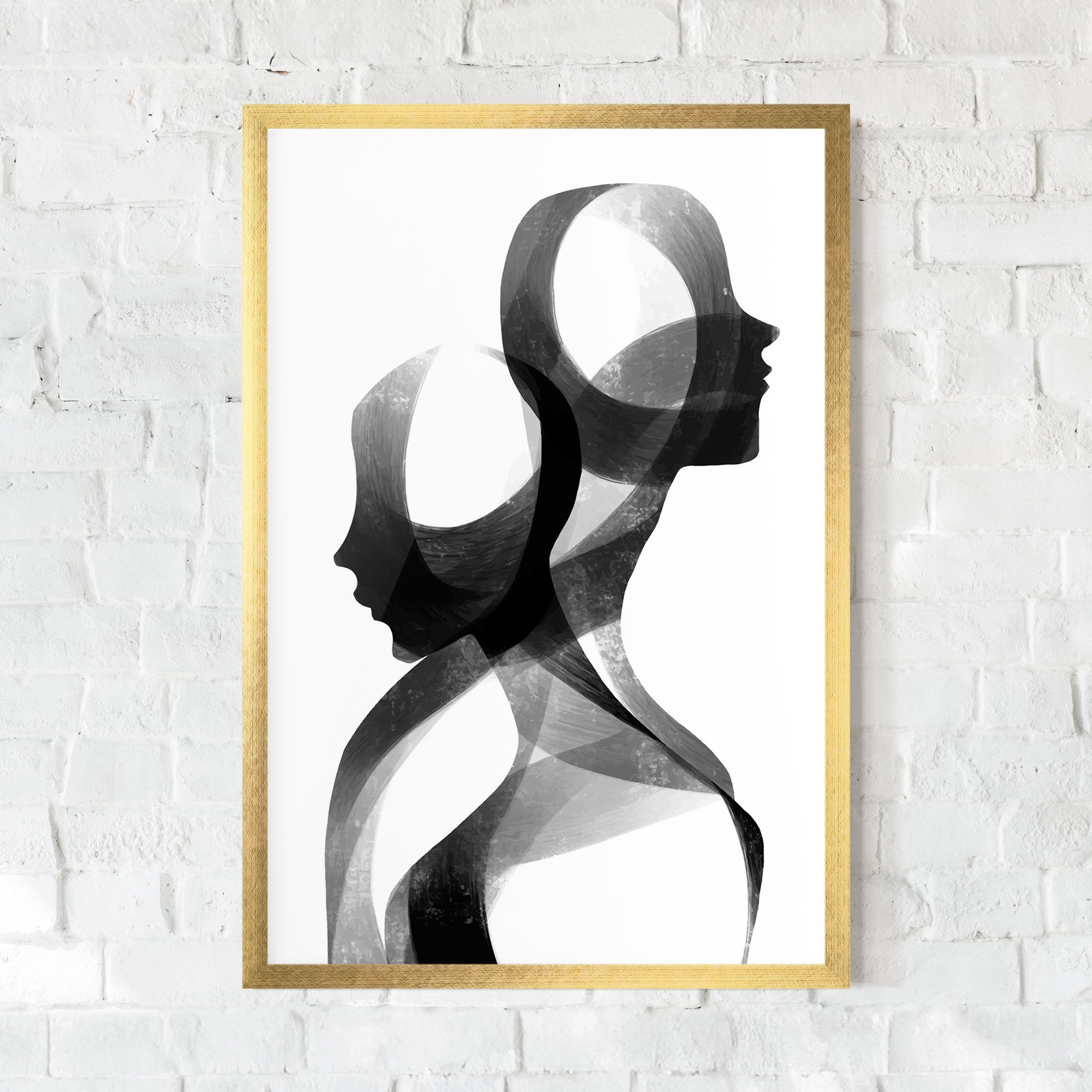 Abstract Grey Couple mockup 0