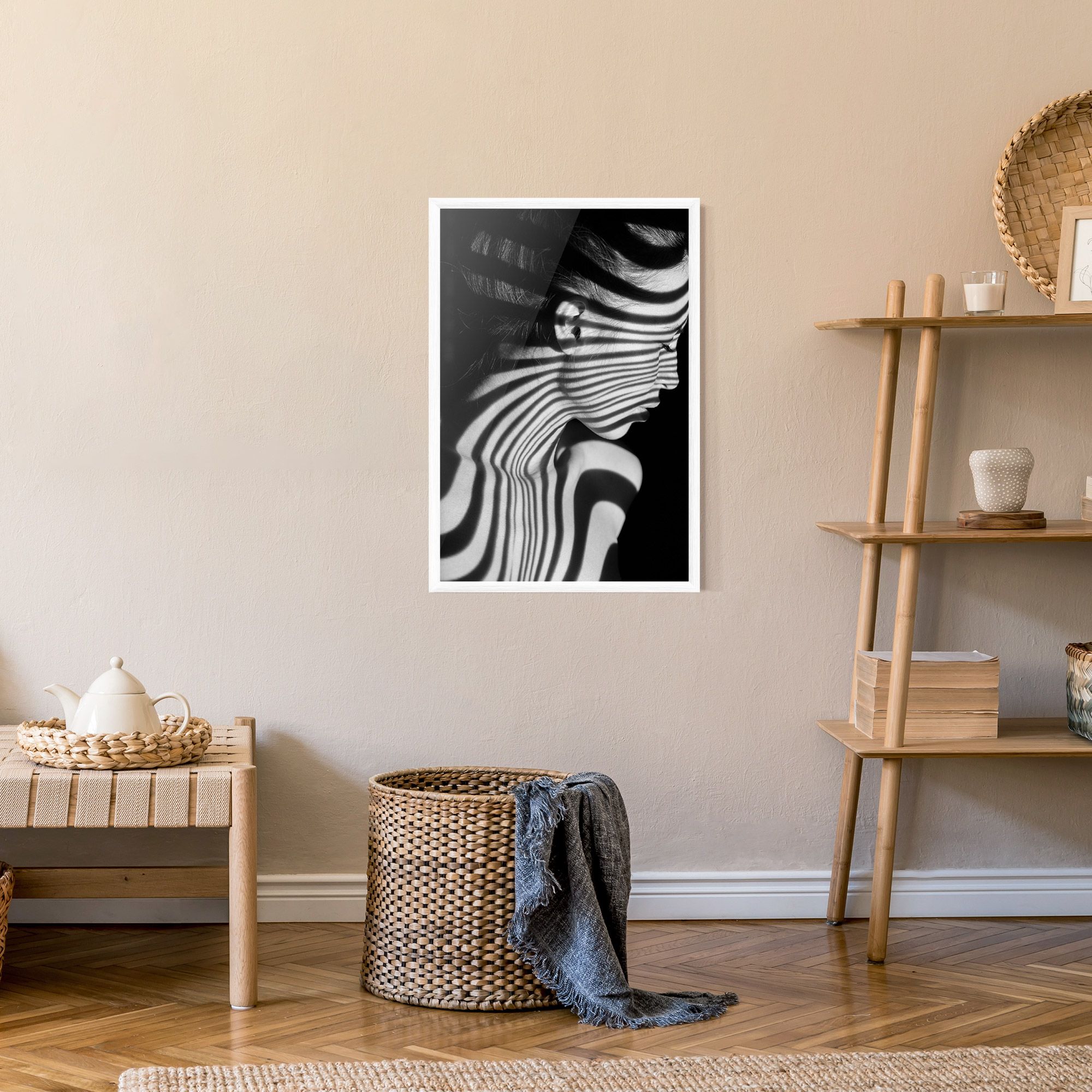 Zebra Stripes Woman mockup 9