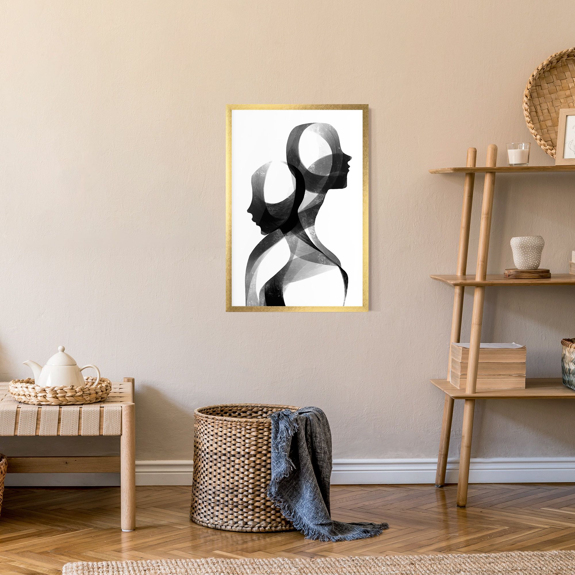 Abstract Grey Couple mockup 9