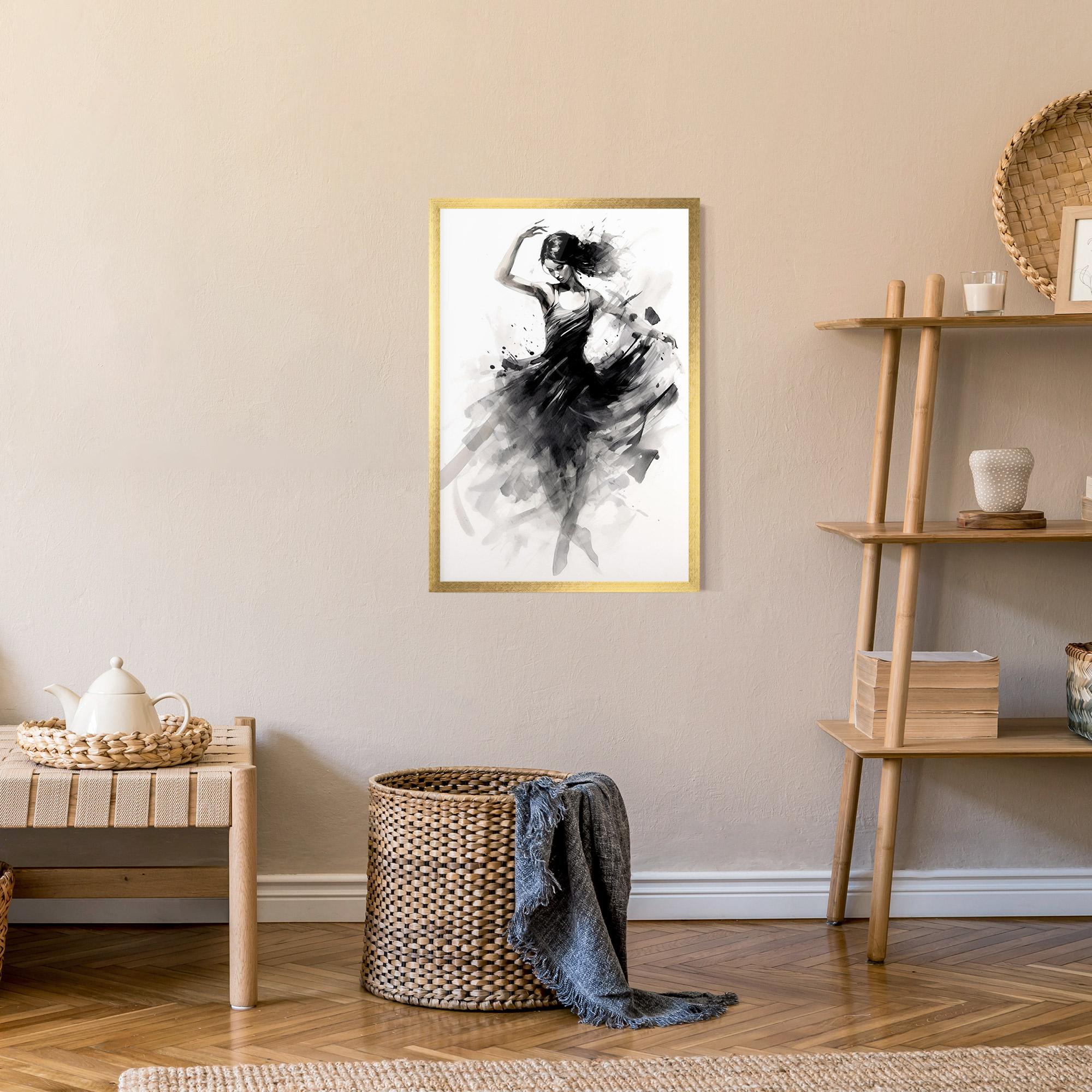 Poster Înrămat Dancing Woman mockup 9