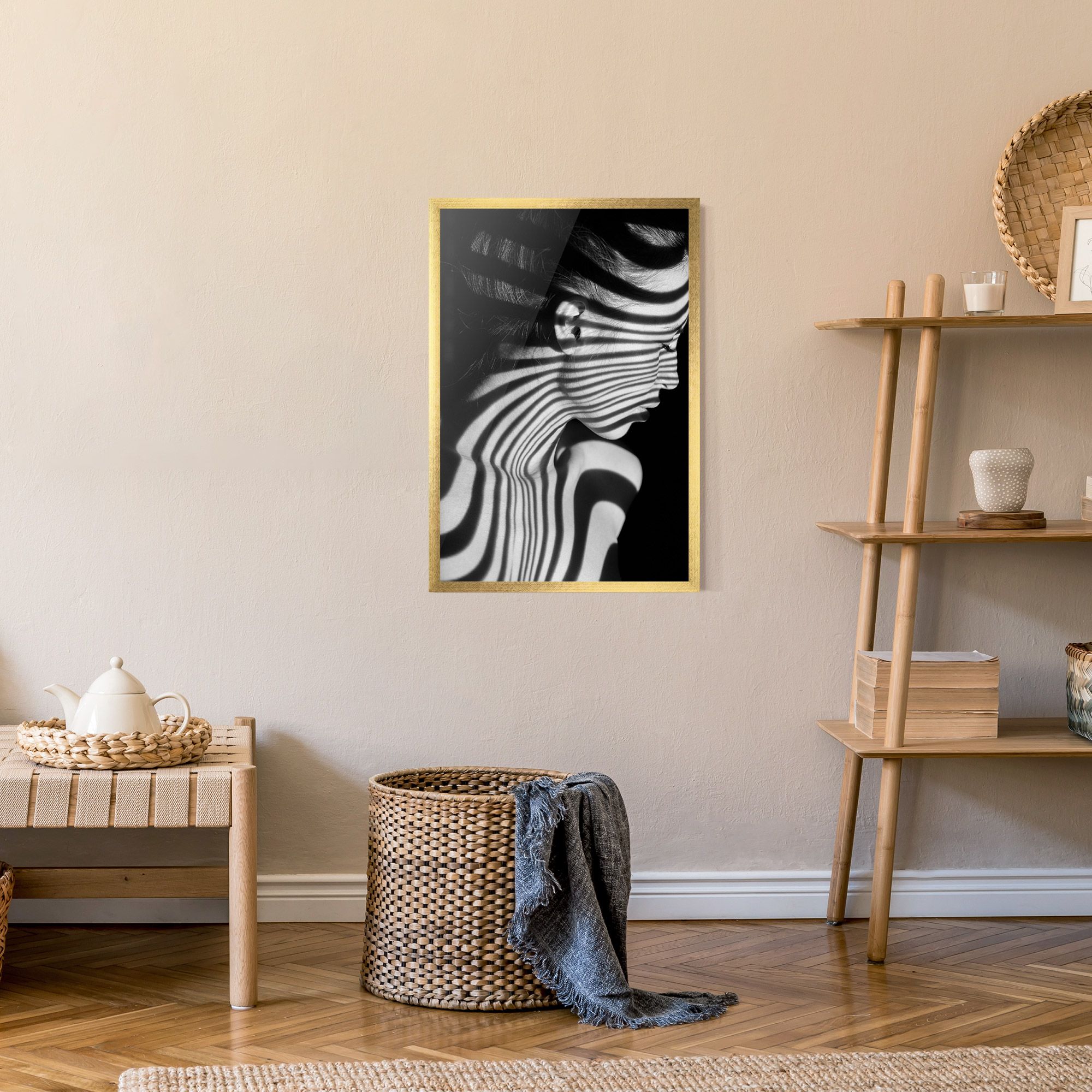 Zebra Stripes Woman mockup 9