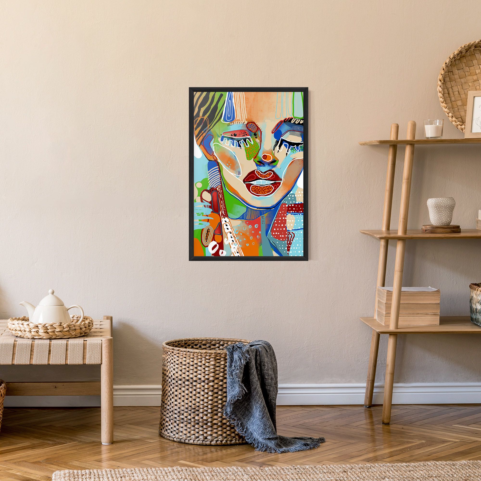 Abstract Art Woman mockup 9