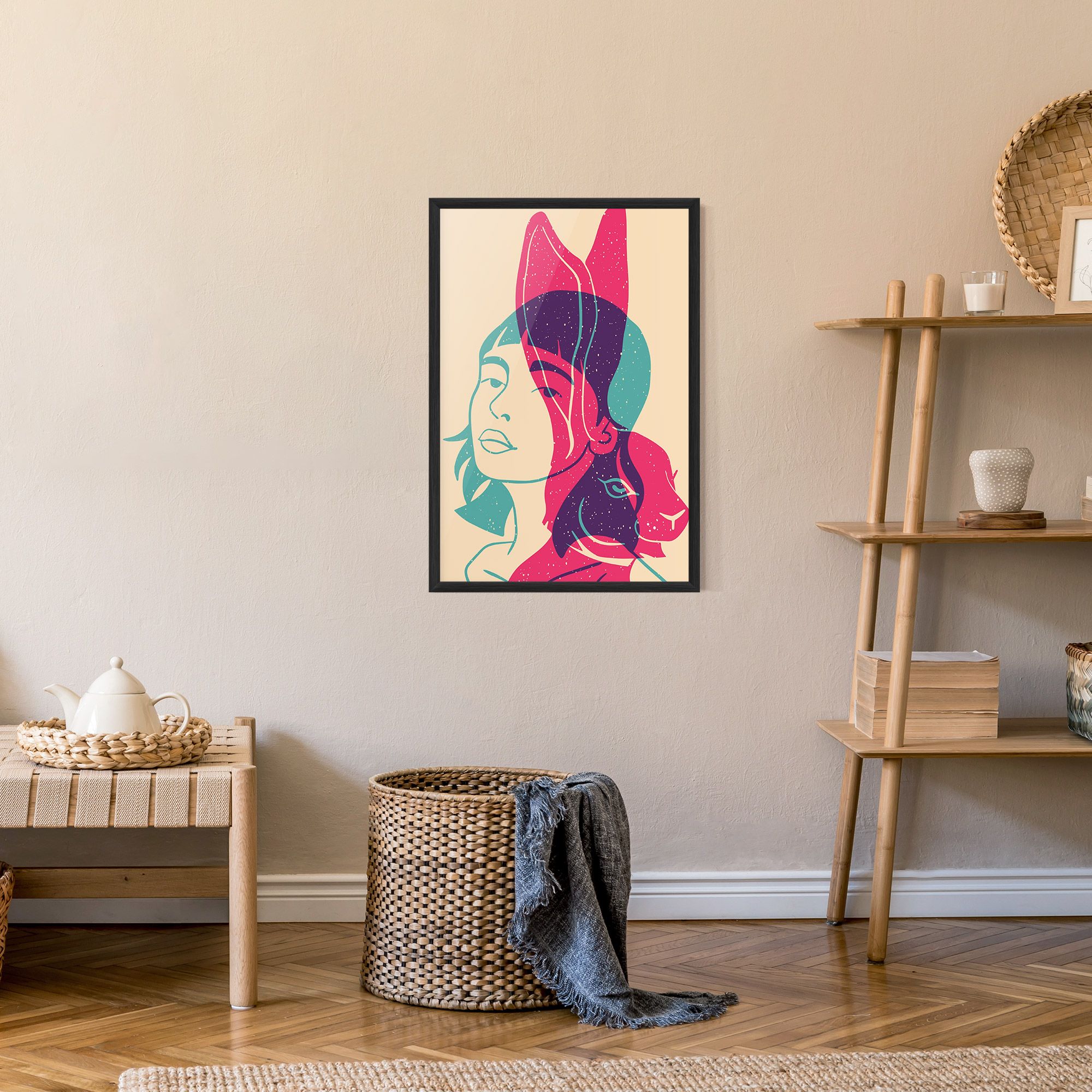 Girl Rabbit mockup 9