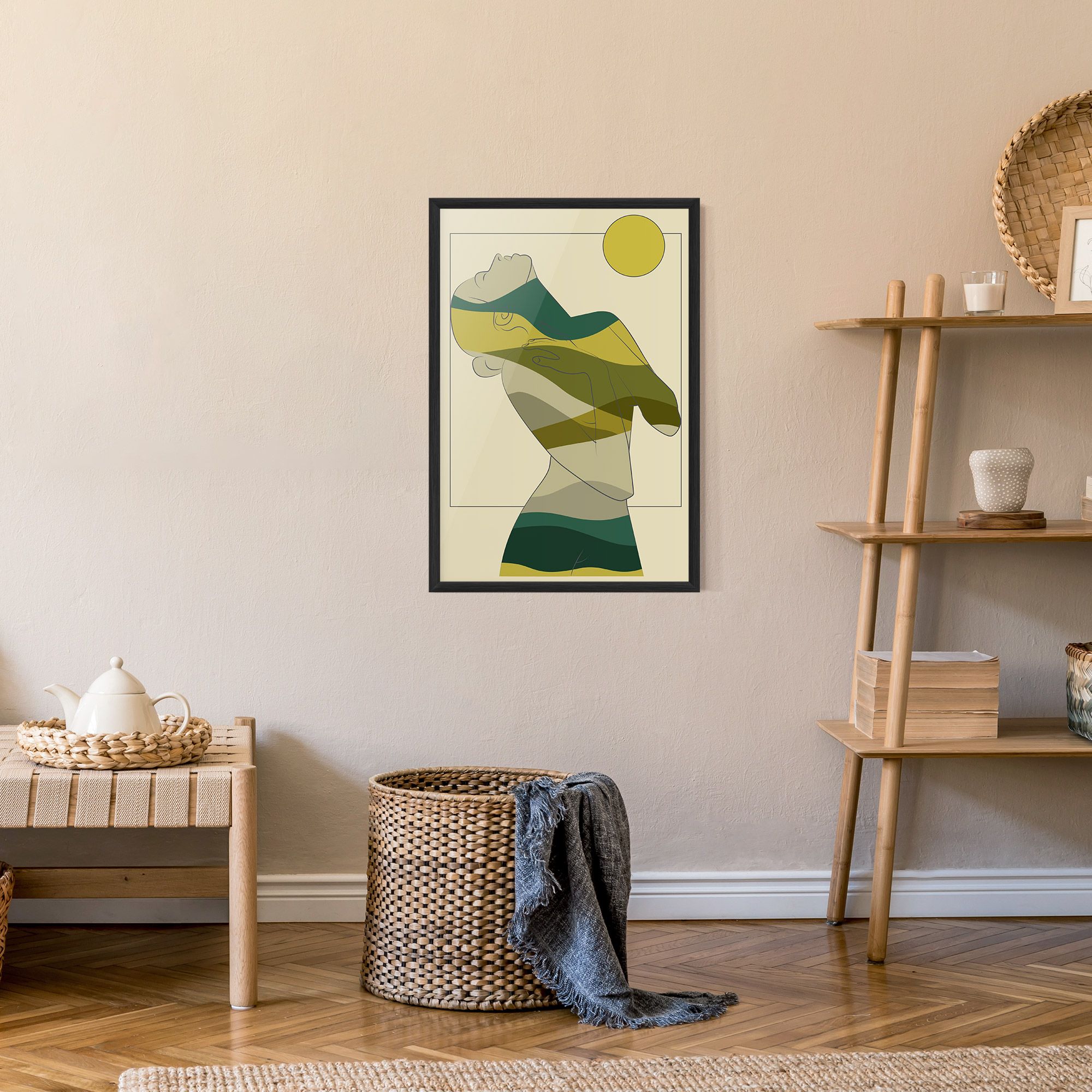 Green Nature Woman mockup 9