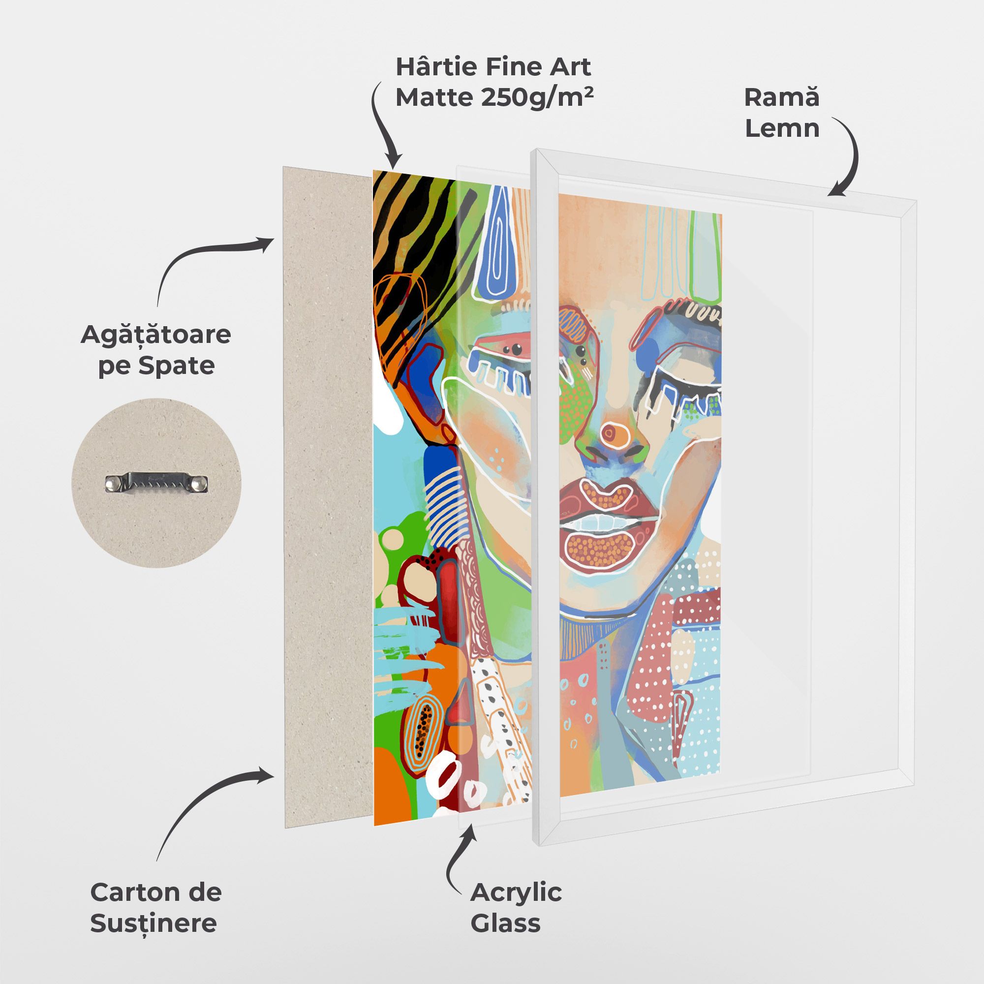 Abstract Art Woman mockup 1