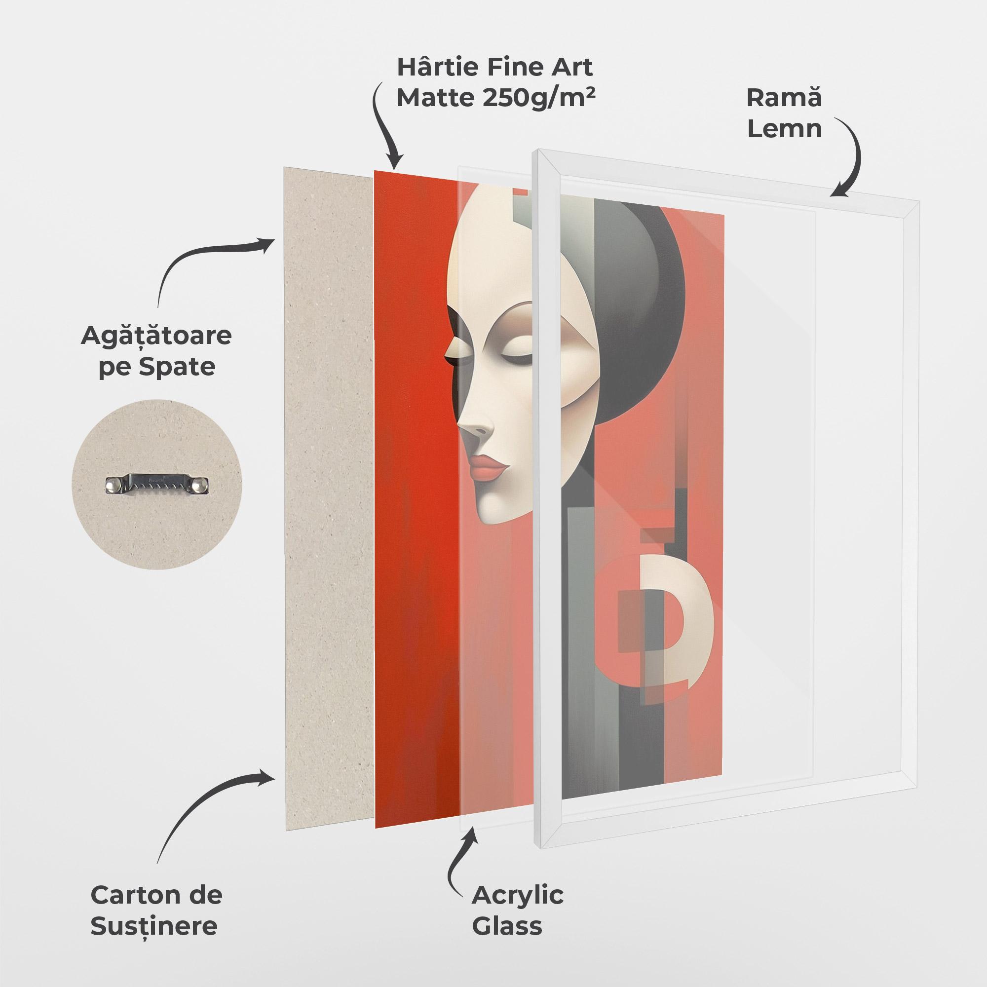 Poster Înrămat Art Russian Revolution mockup 1