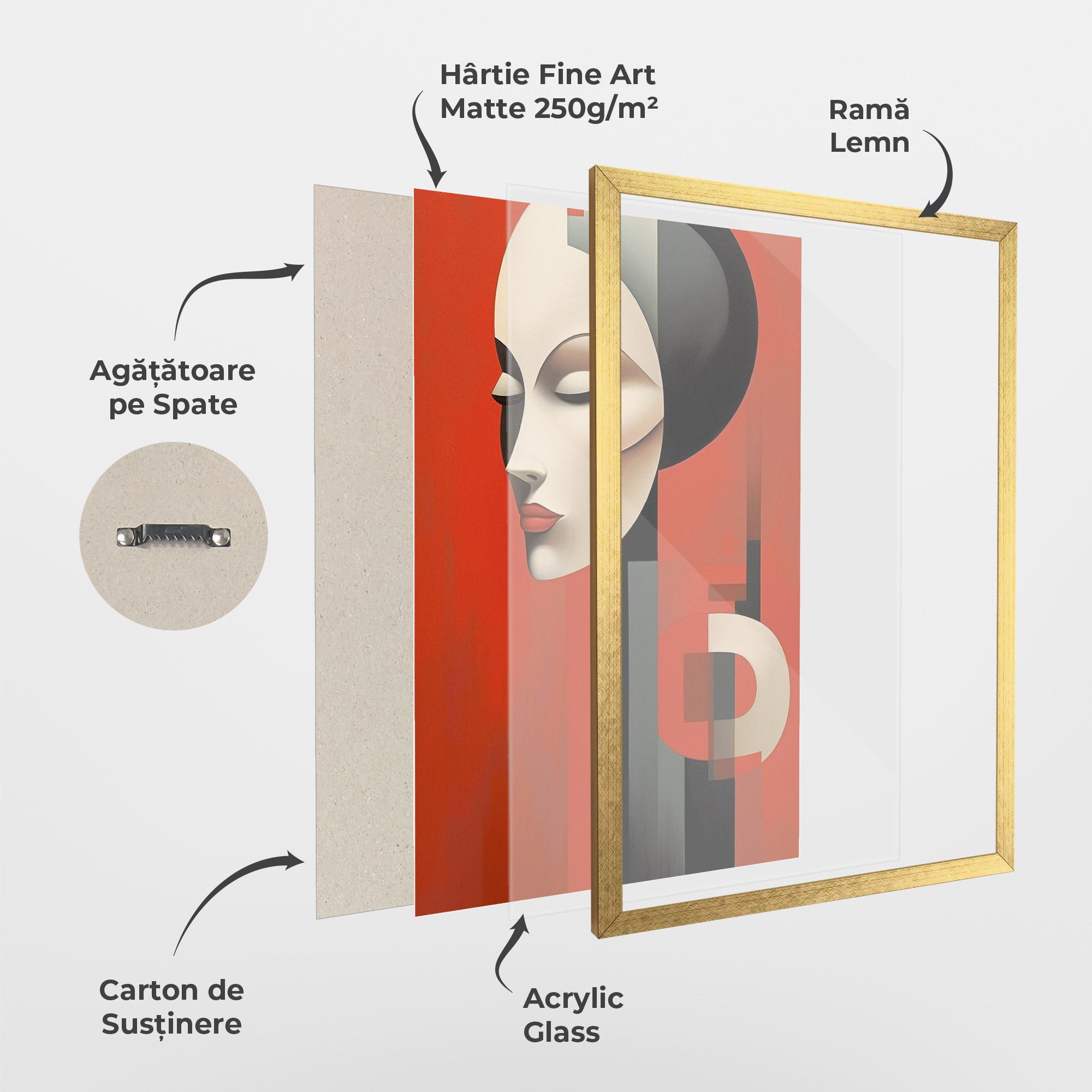 Poster Înrămat Art Russian Revolution mockup 1