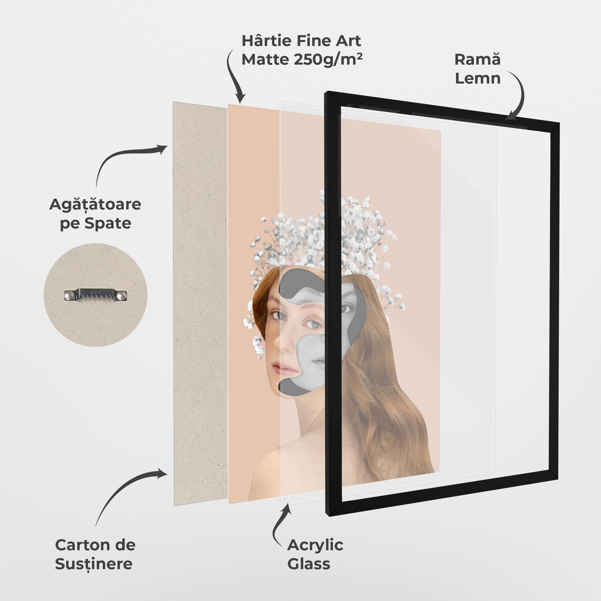 Poster Înrămat Abstract Combination mockup 1