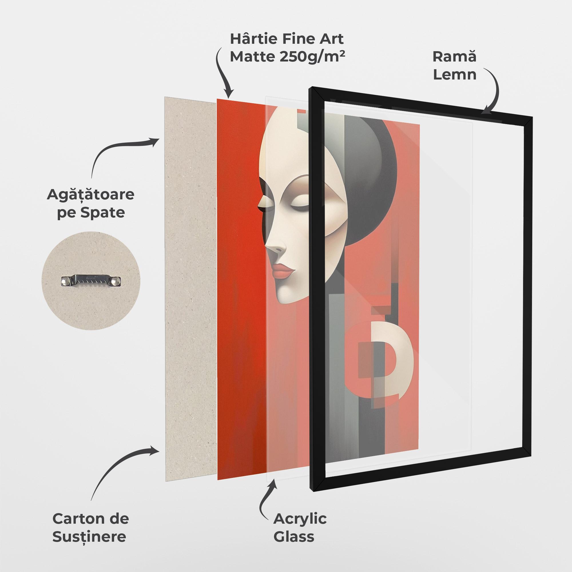 Poster Înrămat Art Russian Revolution mockup 1