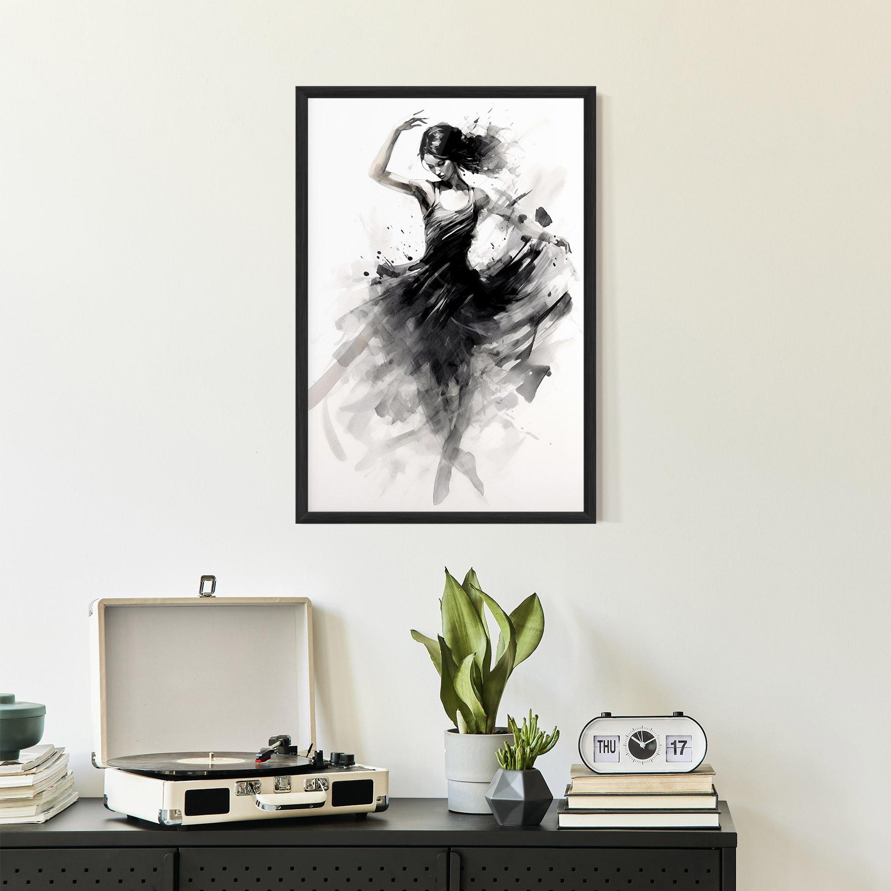 Poster Înrămat Dancing Woman mockup 2
