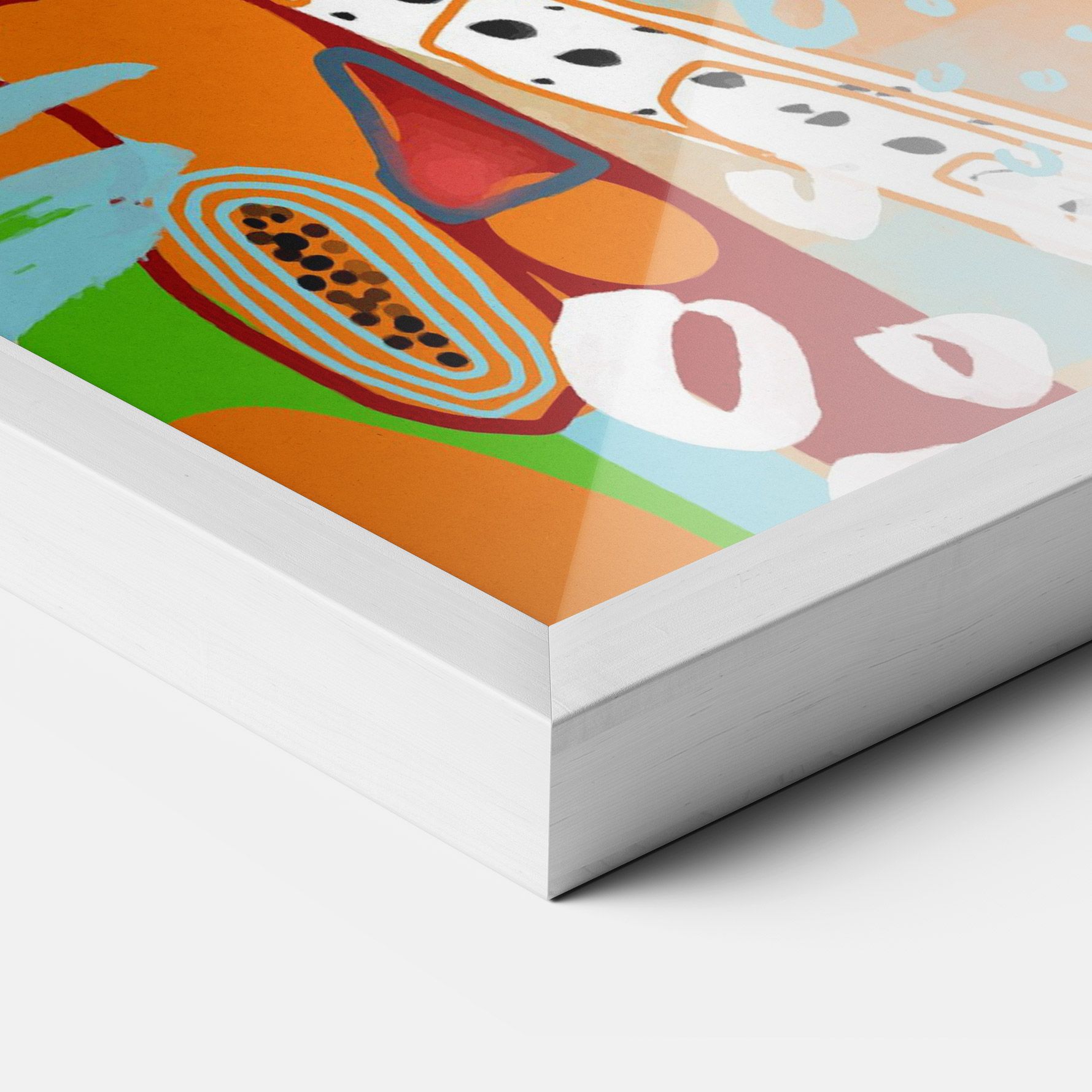 Abstract Art Woman mockup 3