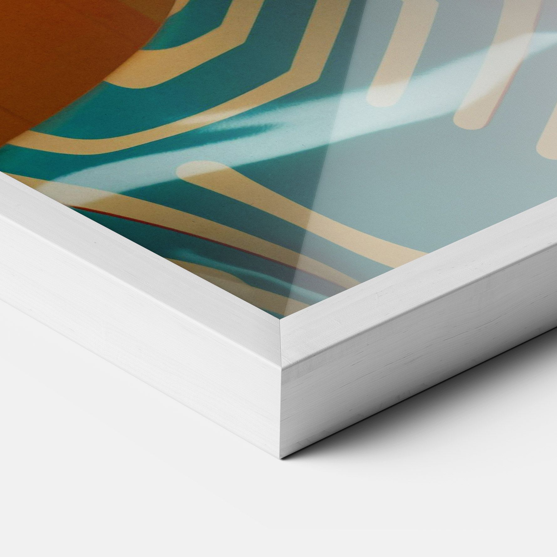 Abstract Blue Woman mockup 3