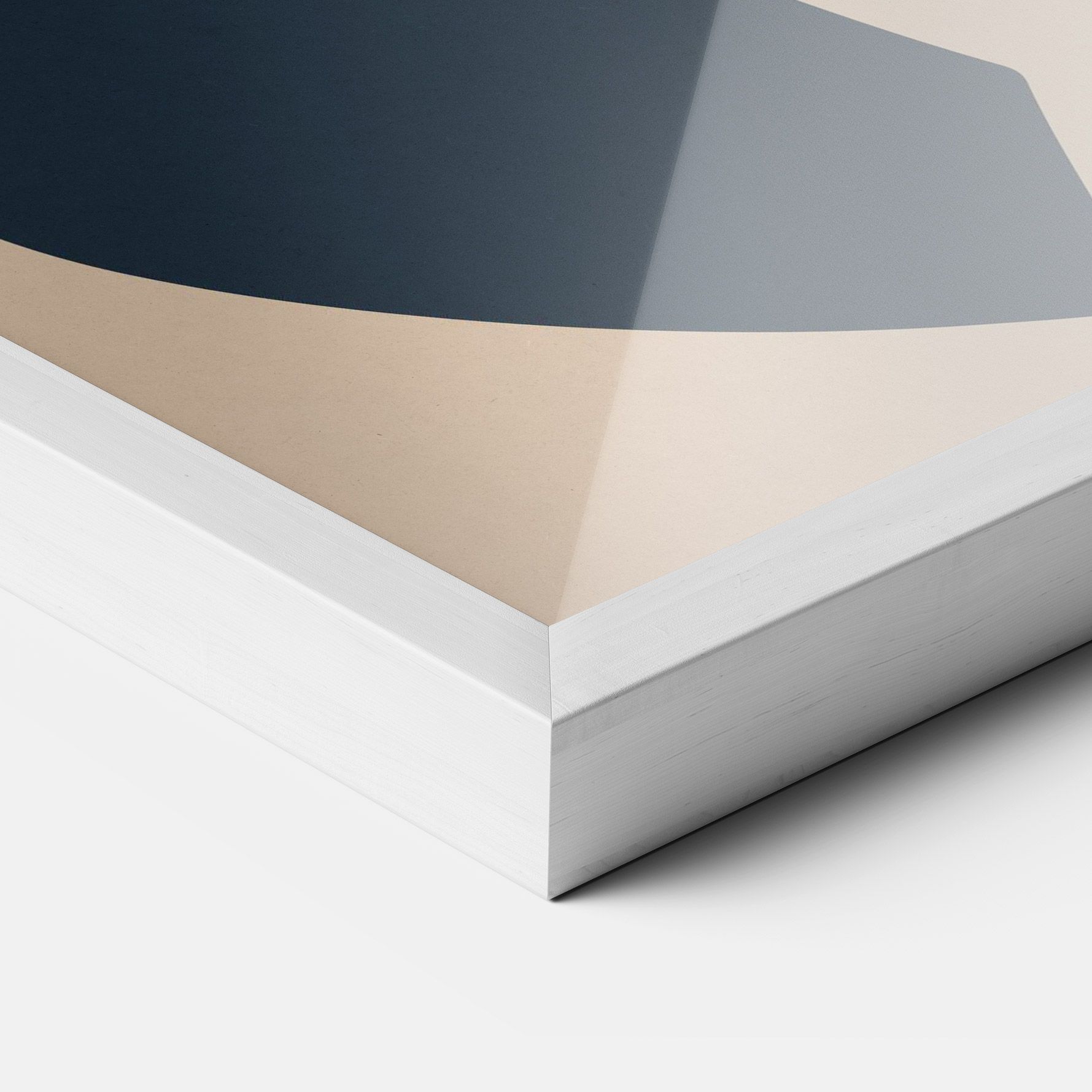 Cream Blue Woman mockup 3