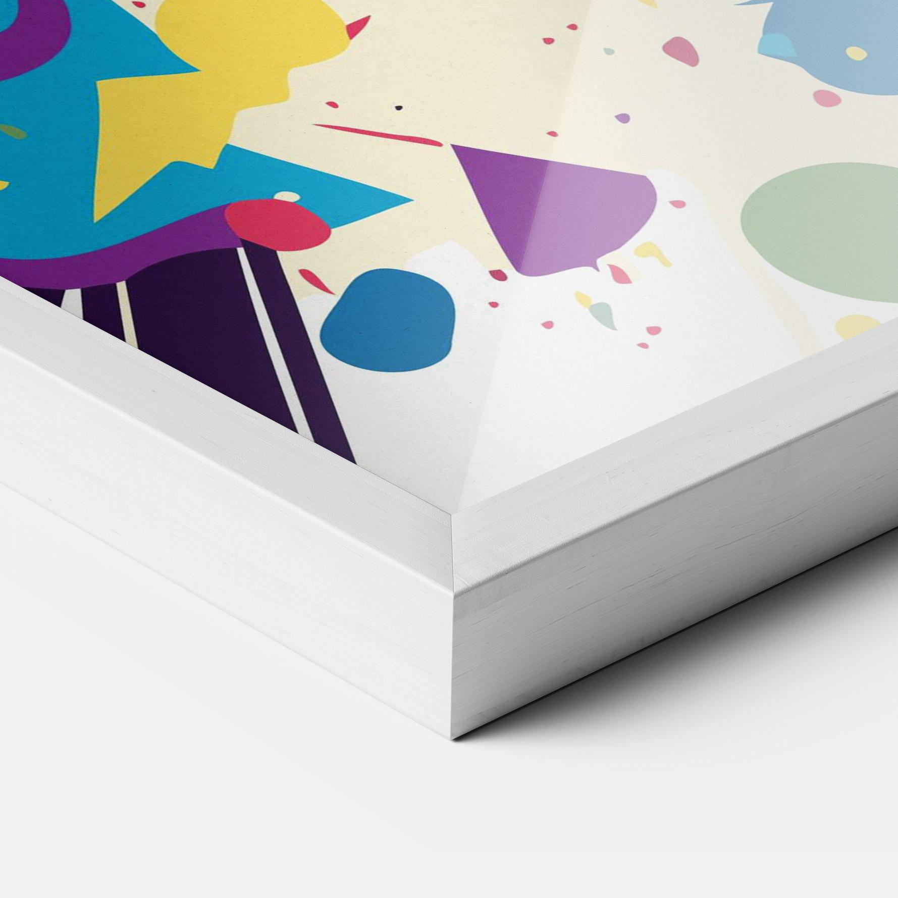 Poster Înrămat Fictional Woman mockup 3