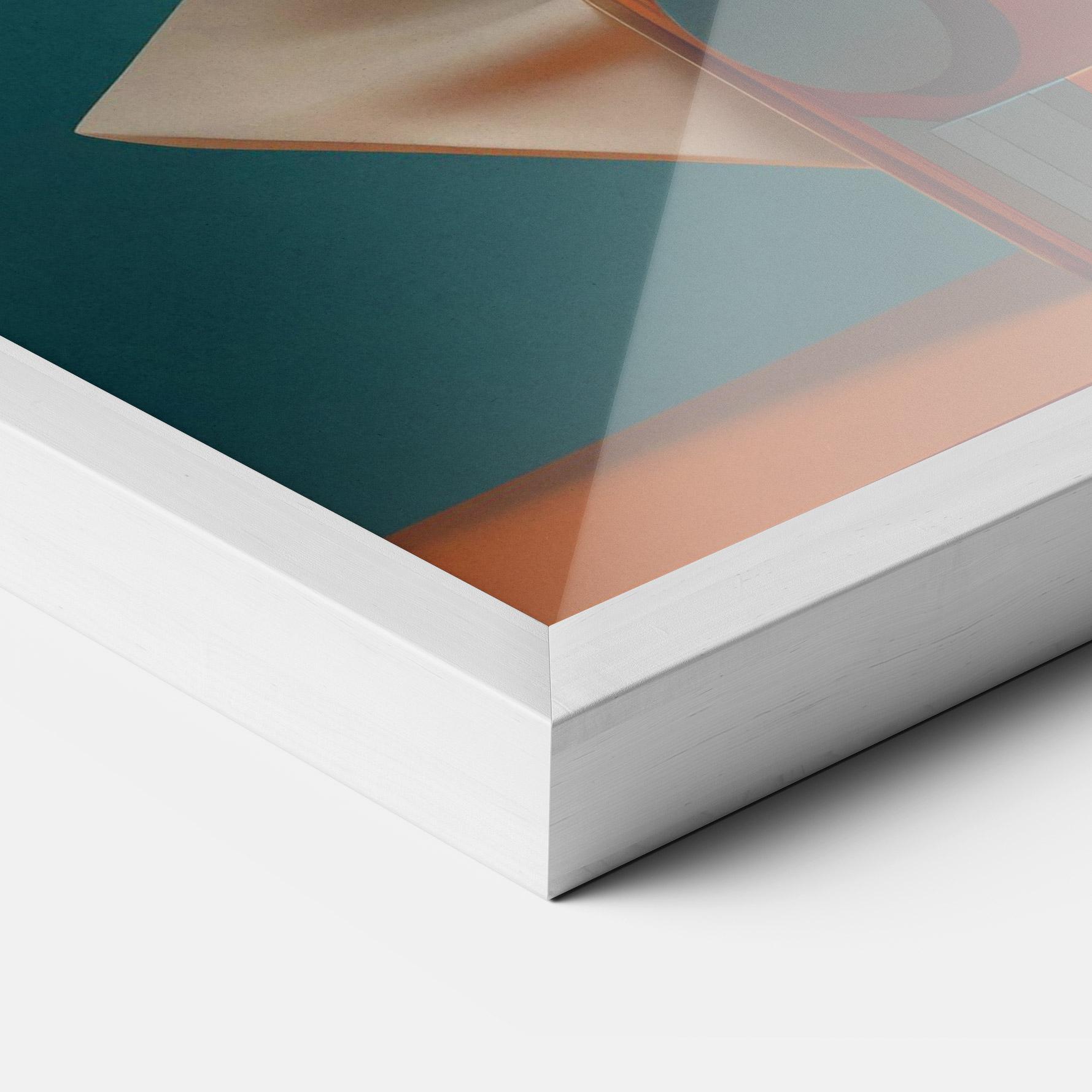 Poster Înrămat Interesting Woman Concept mockup 3