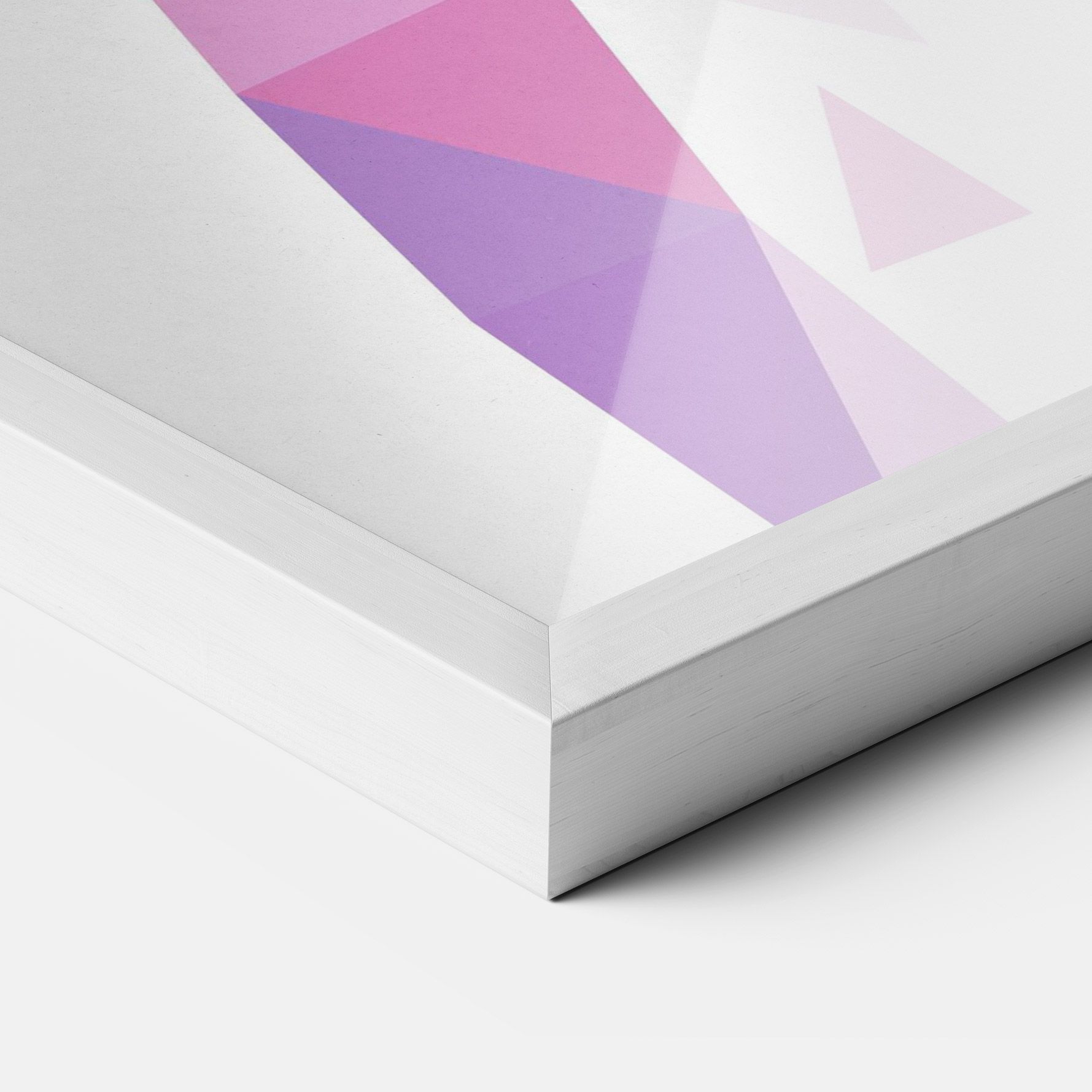 Purple Poly Girl mockup 3