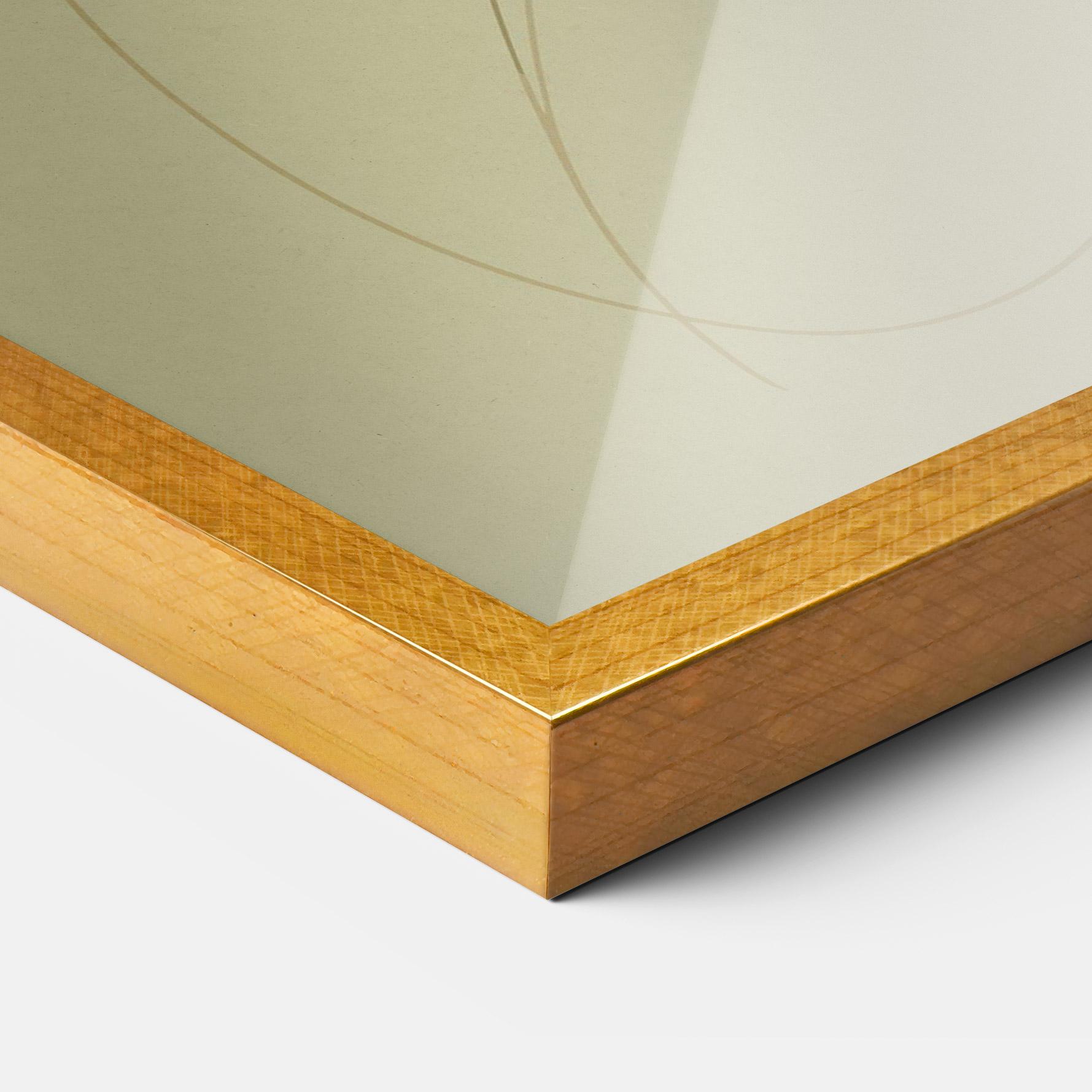 Poster Înrămat Cream Woman Head mockup 3