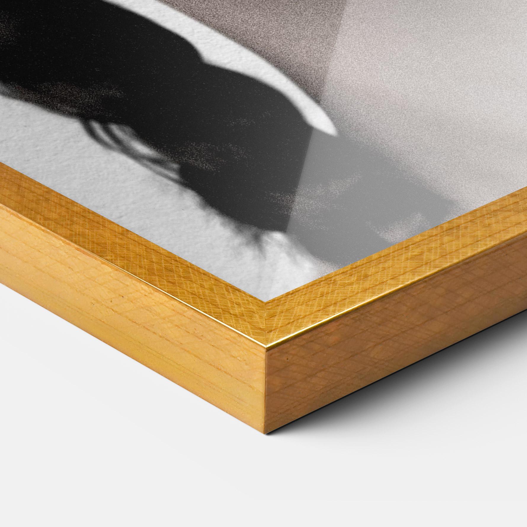 Poster Înrămat Flower Face Woman mockup 3