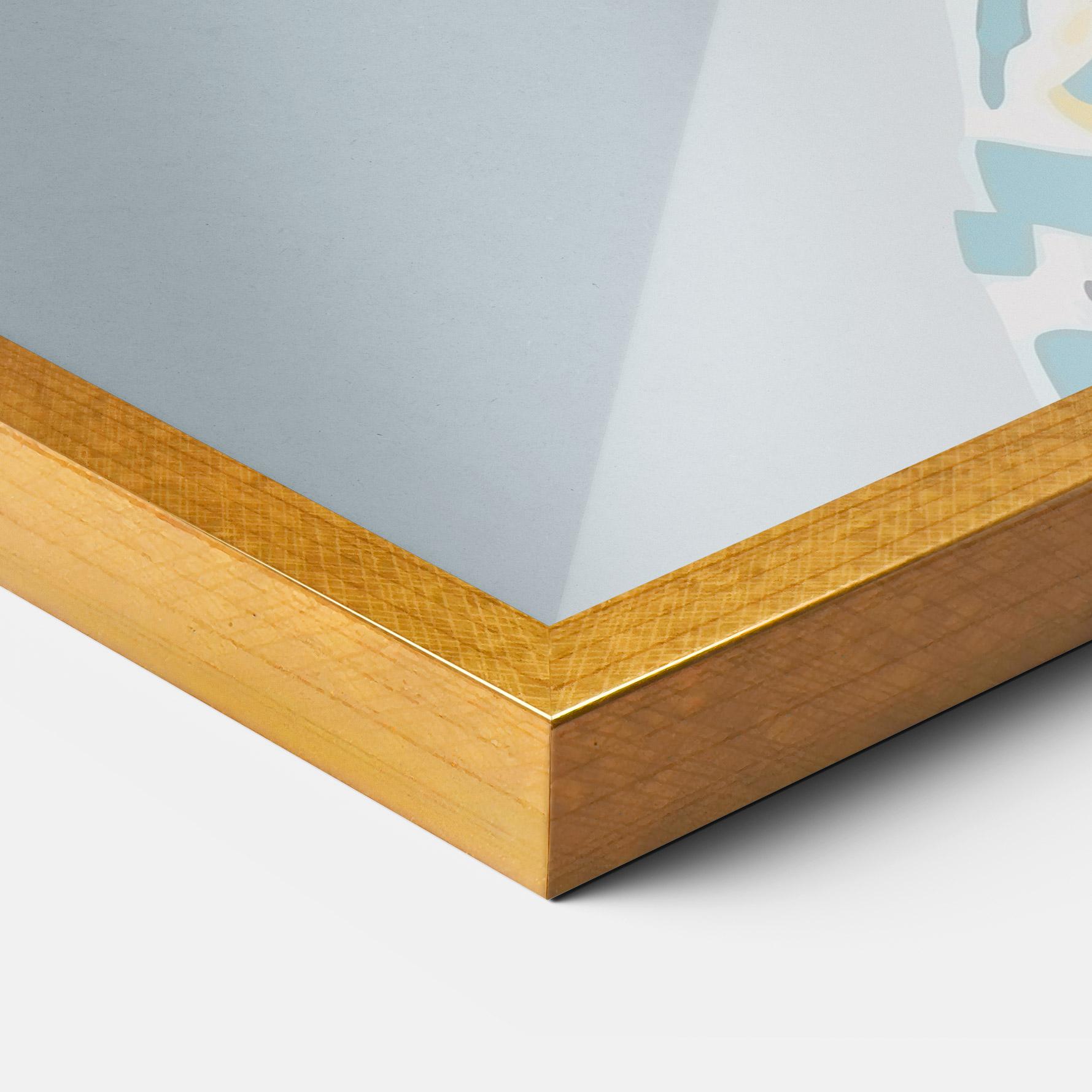 Poster Înrămat Long Face Woman mockup 3