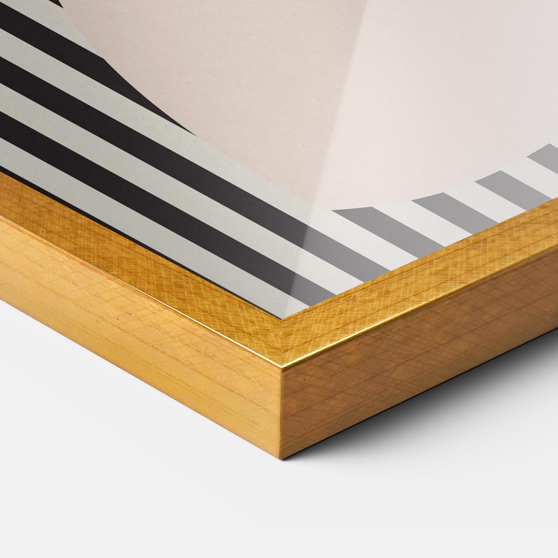 Poster Înrămat Woman Orange Lips mockup 3