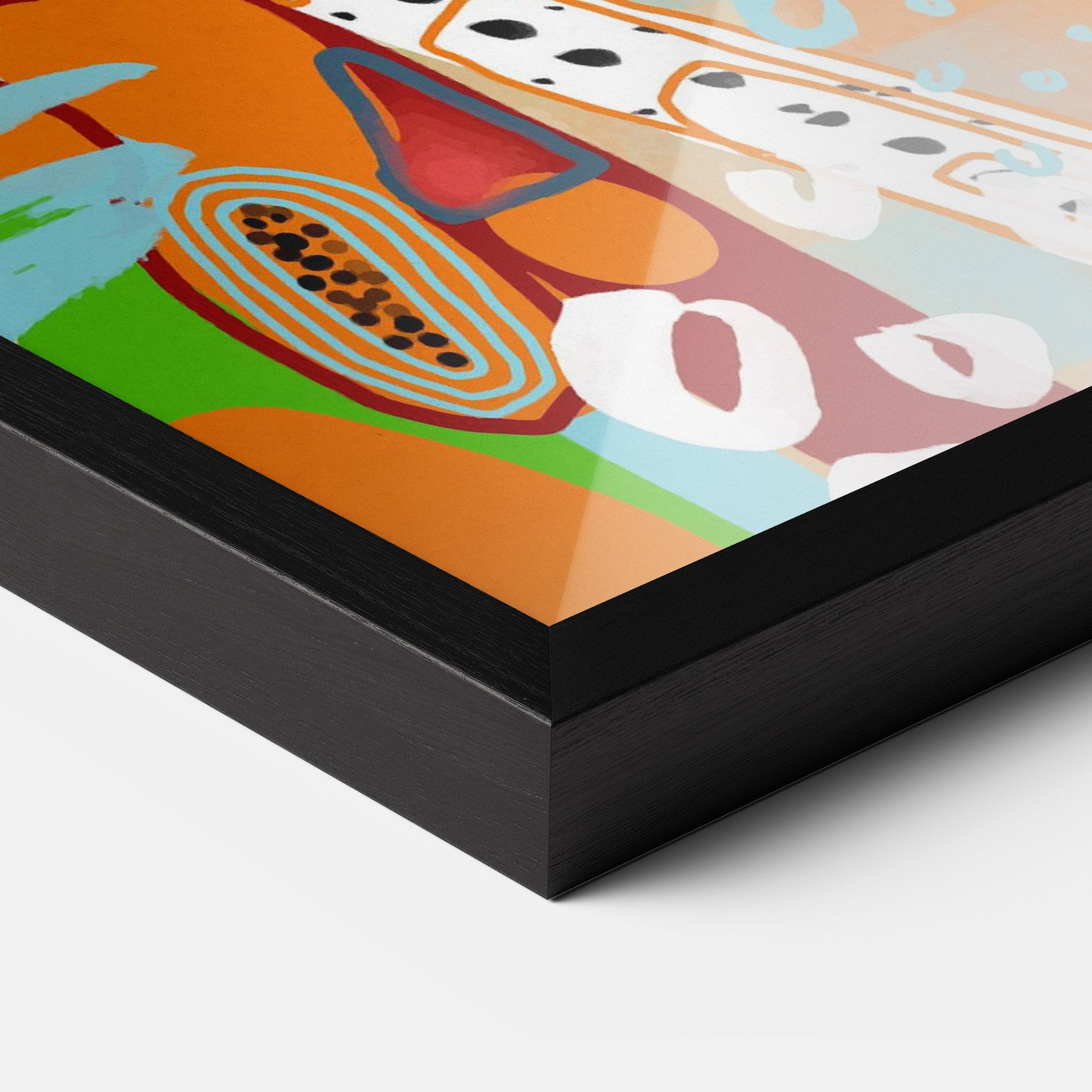 Abstract Art Woman mockup 3