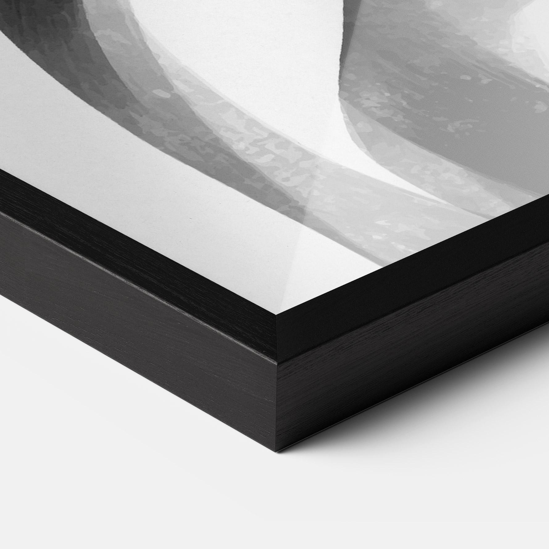 Poster Înrămat Abstract Grey Couple mockup 3