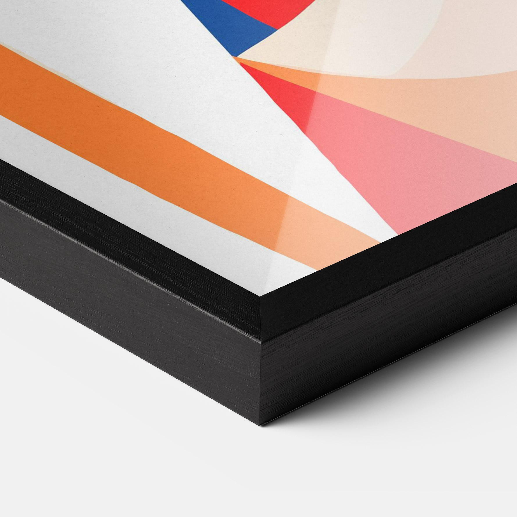 Poster Înrămat White Hair Woman mockup 3