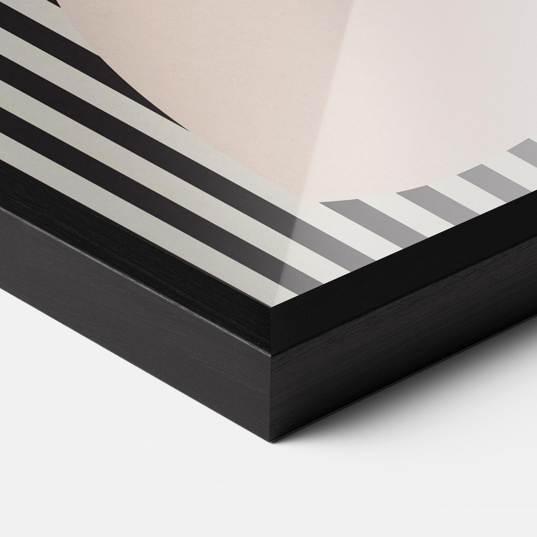 Poster Înrămat Woman Orange Lips mockup 3