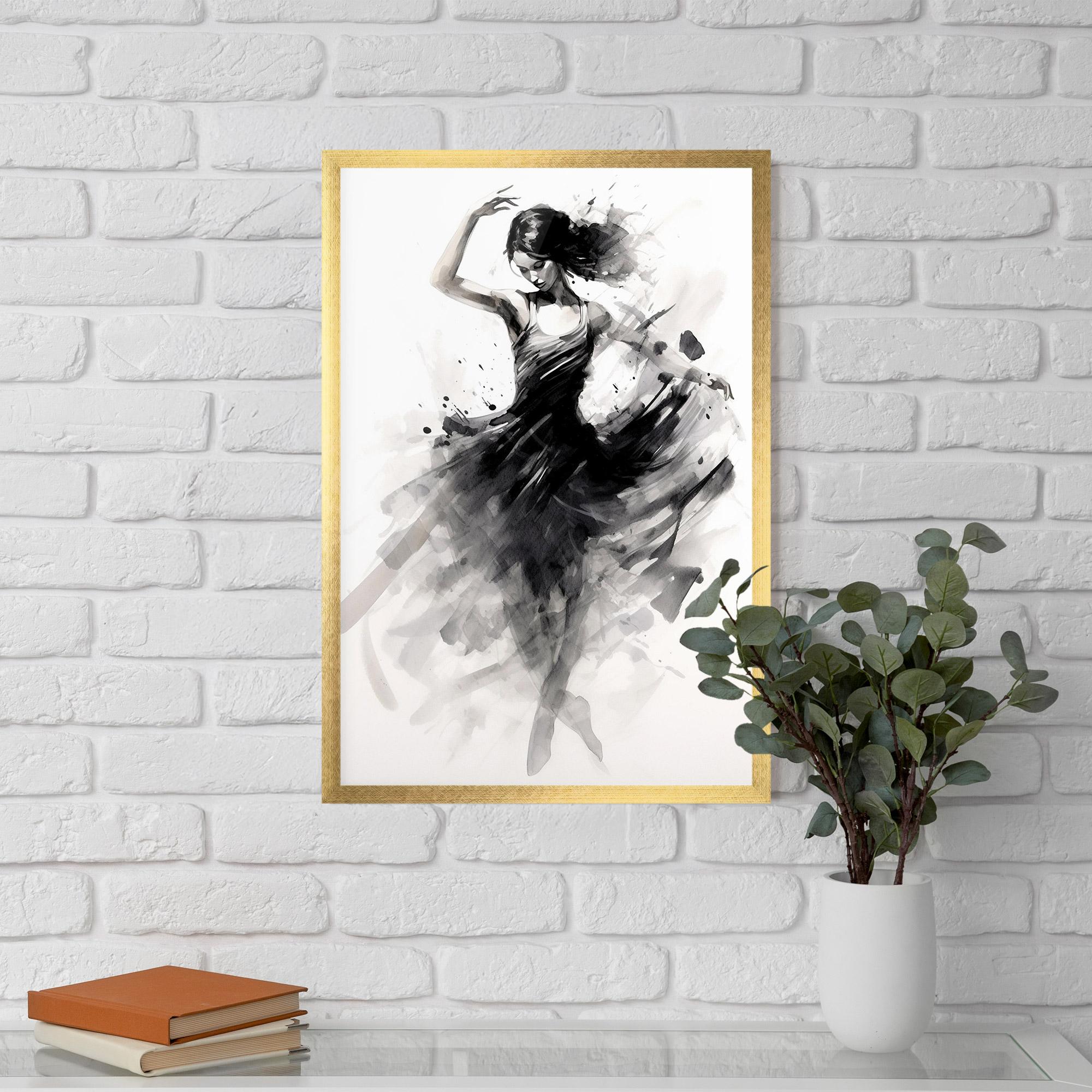 Poster Înrămat Dancing Woman mockup 5