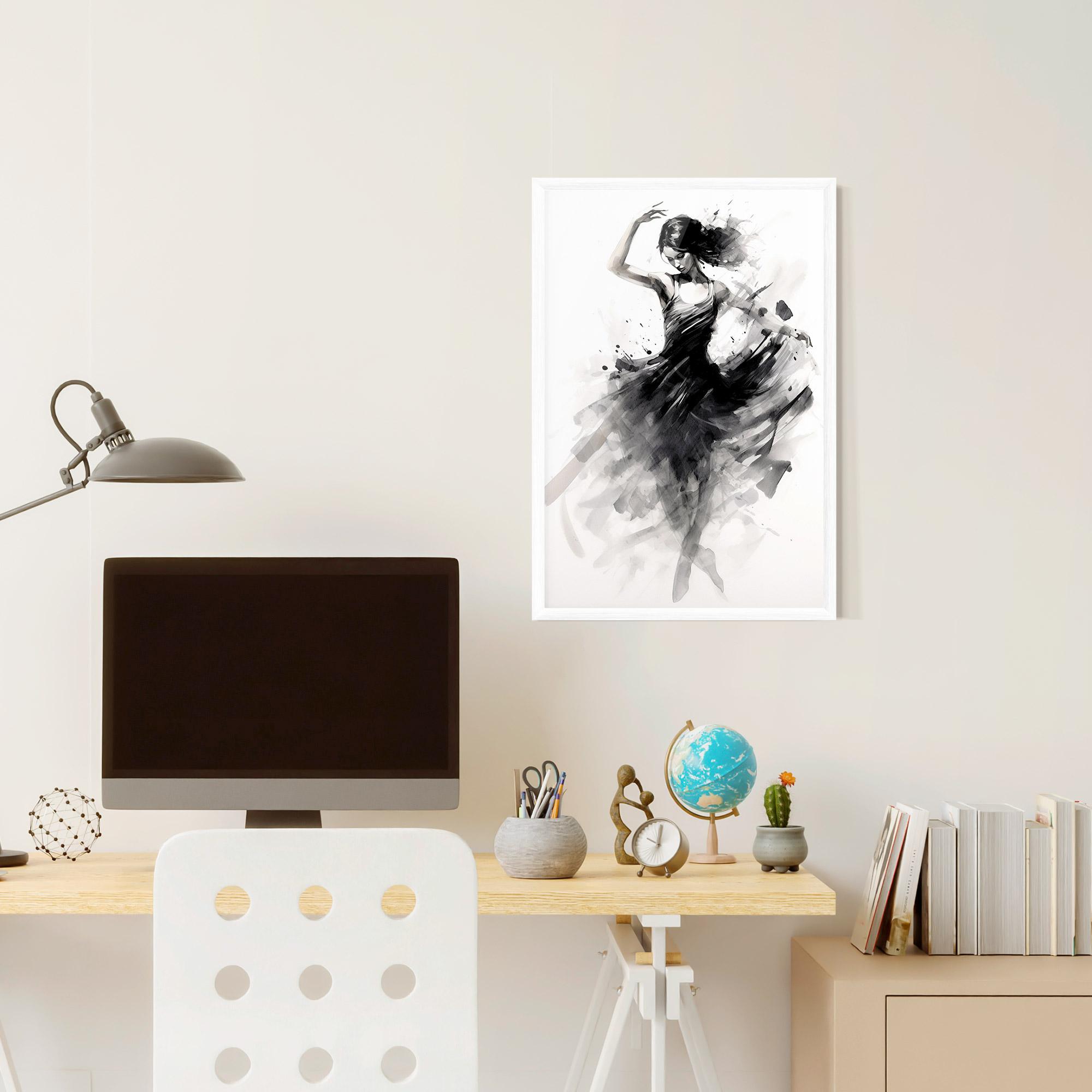 Poster Înrămat Dancing Woman mockup 6