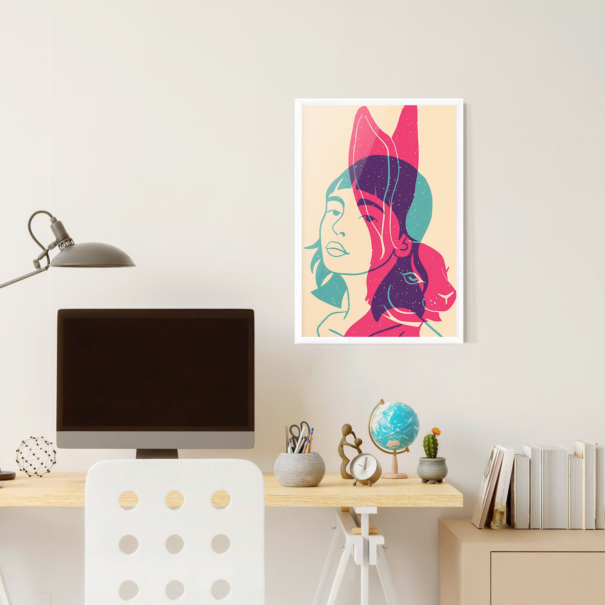 Girl Rabbit mockup 6