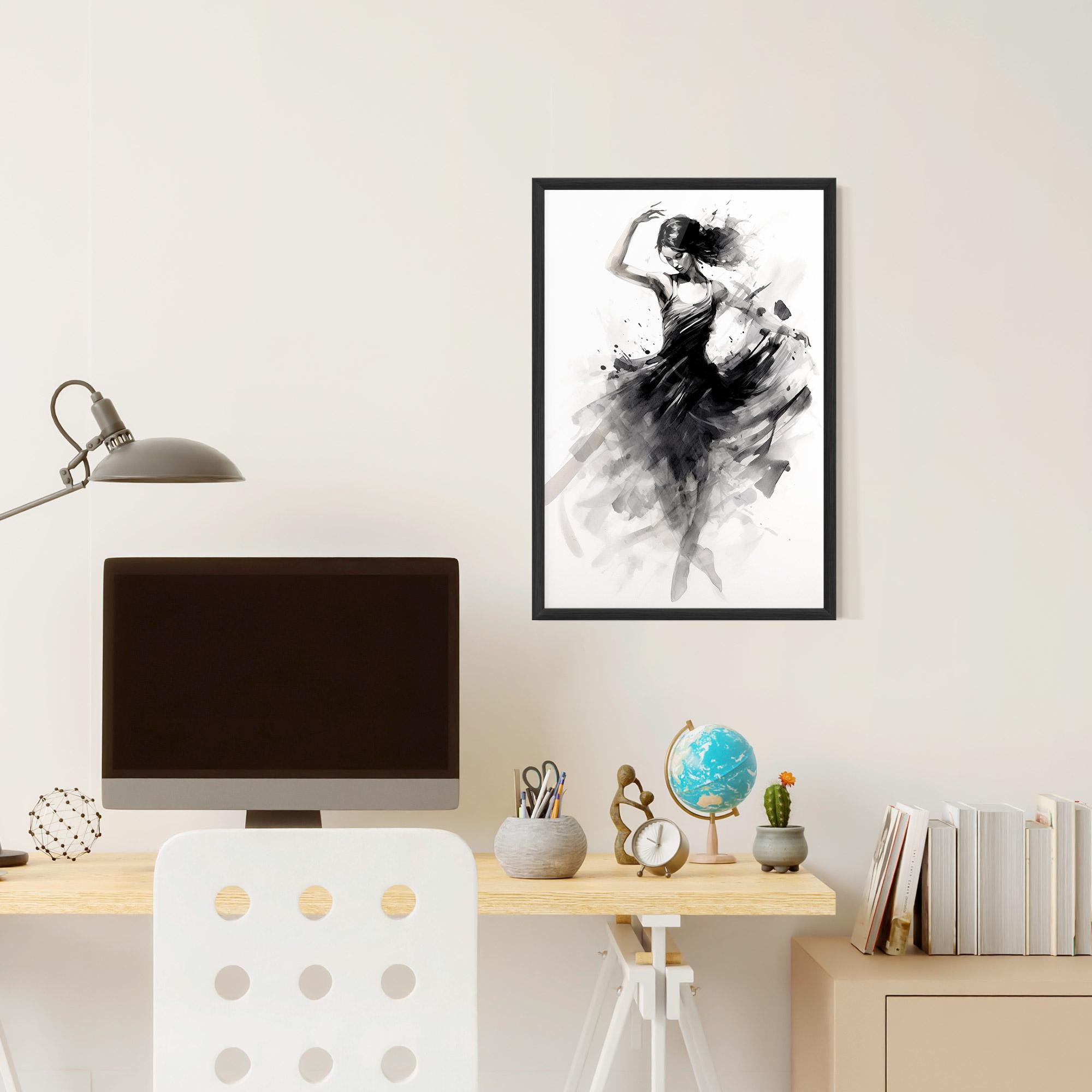 Poster Înrămat Dancing Woman mockup 6