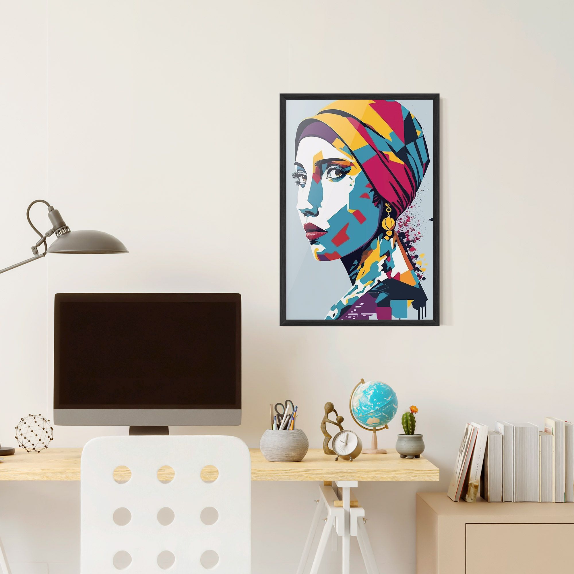 Long Face Woman mockup 6