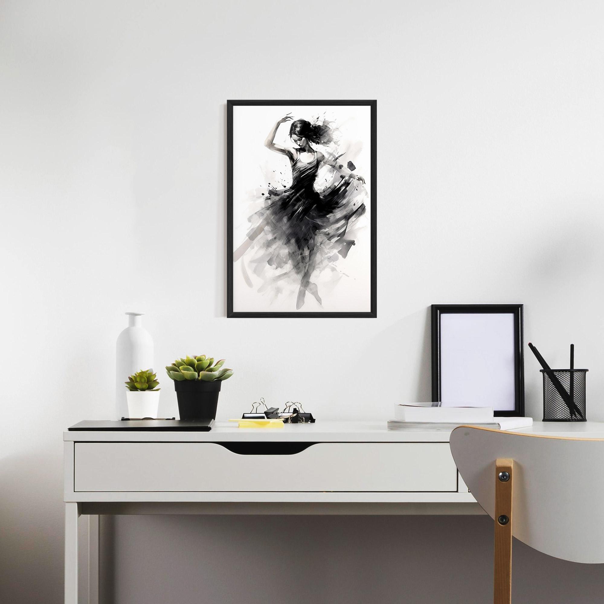 Poster Înrămat Dancing Woman mockup 7