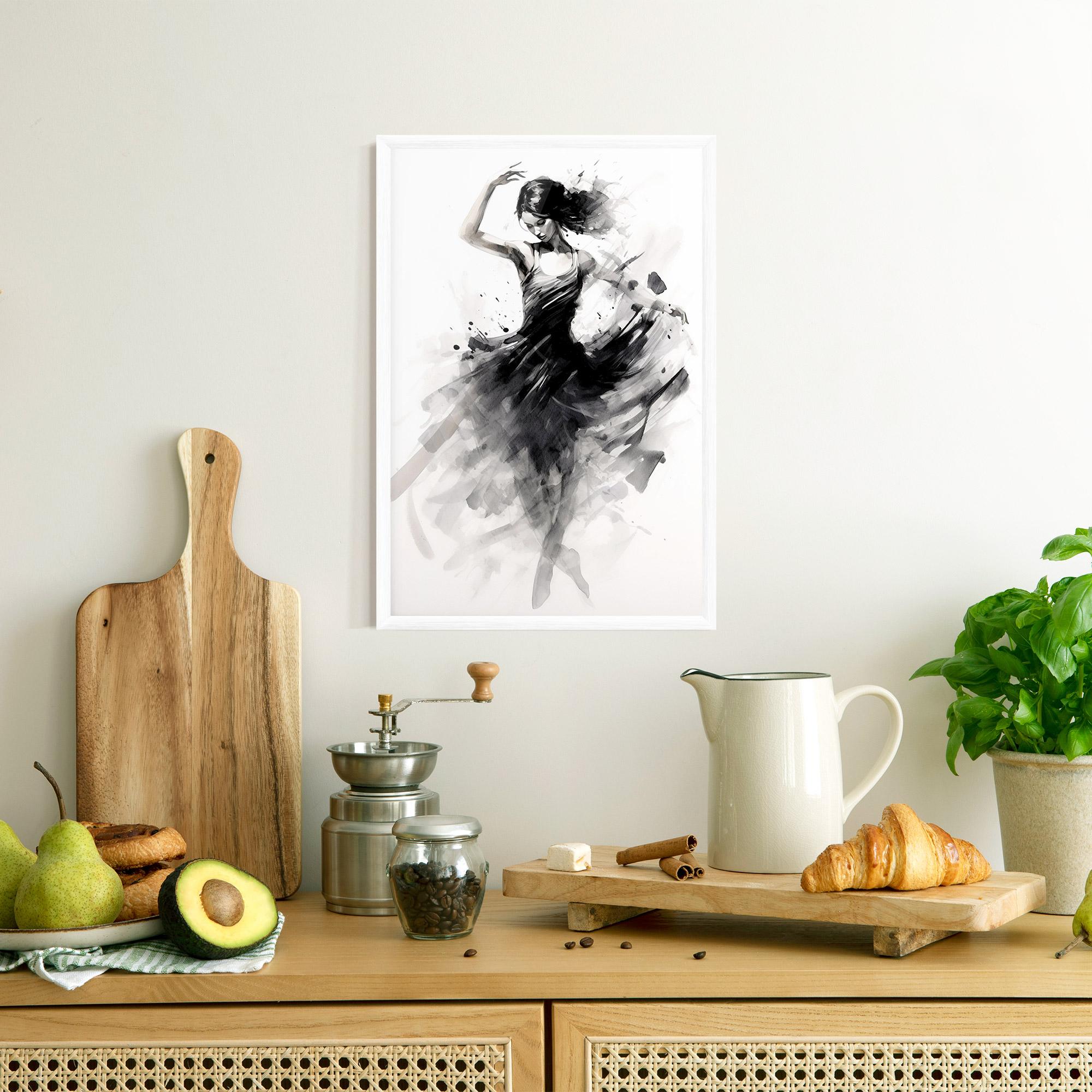 Poster Înrămat Dancing Woman mockup 8
