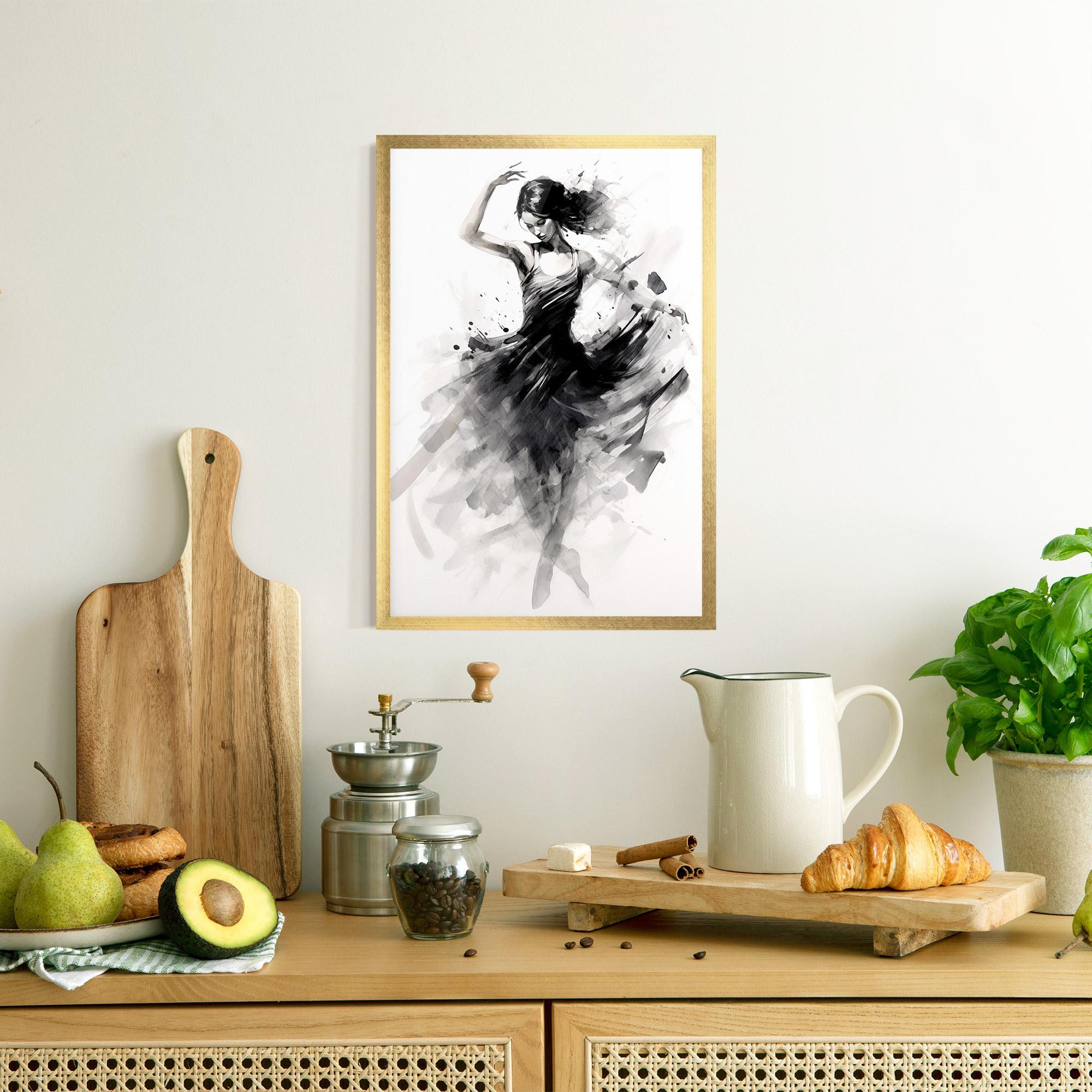 Poster Înrămat Dancing Woman mockup 8