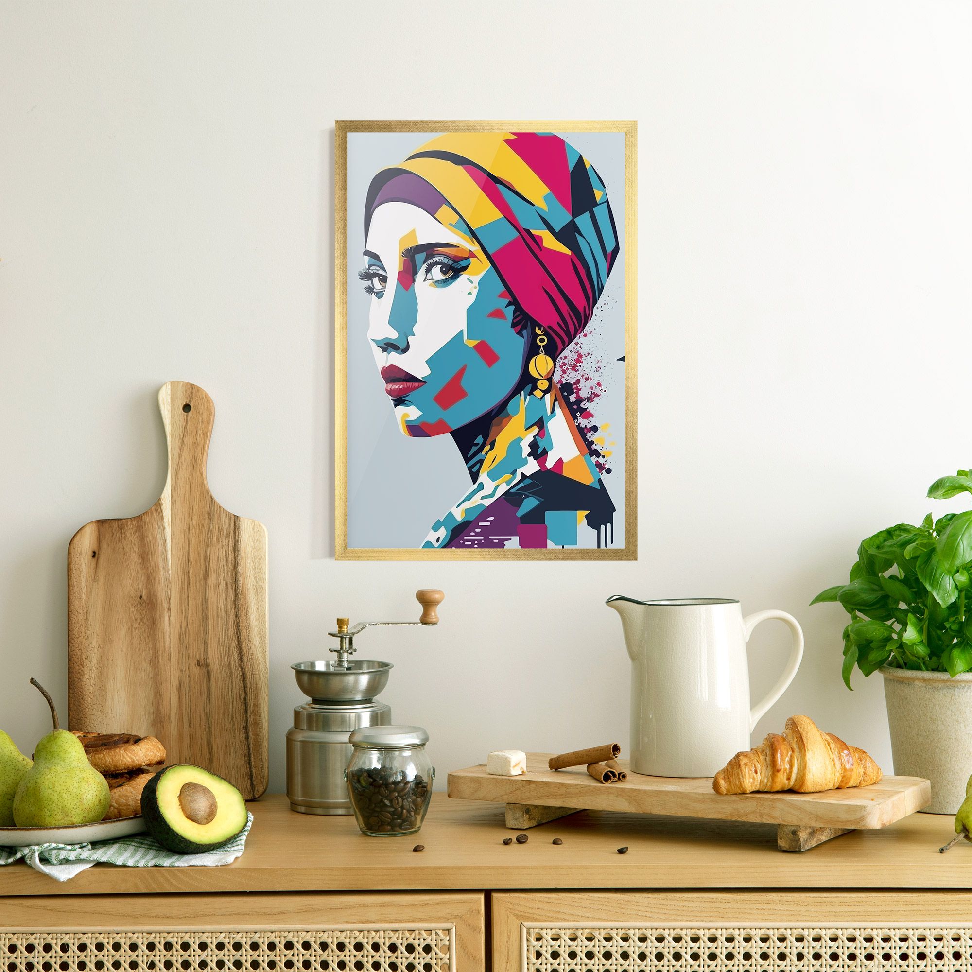 Long Face Woman mockup 8