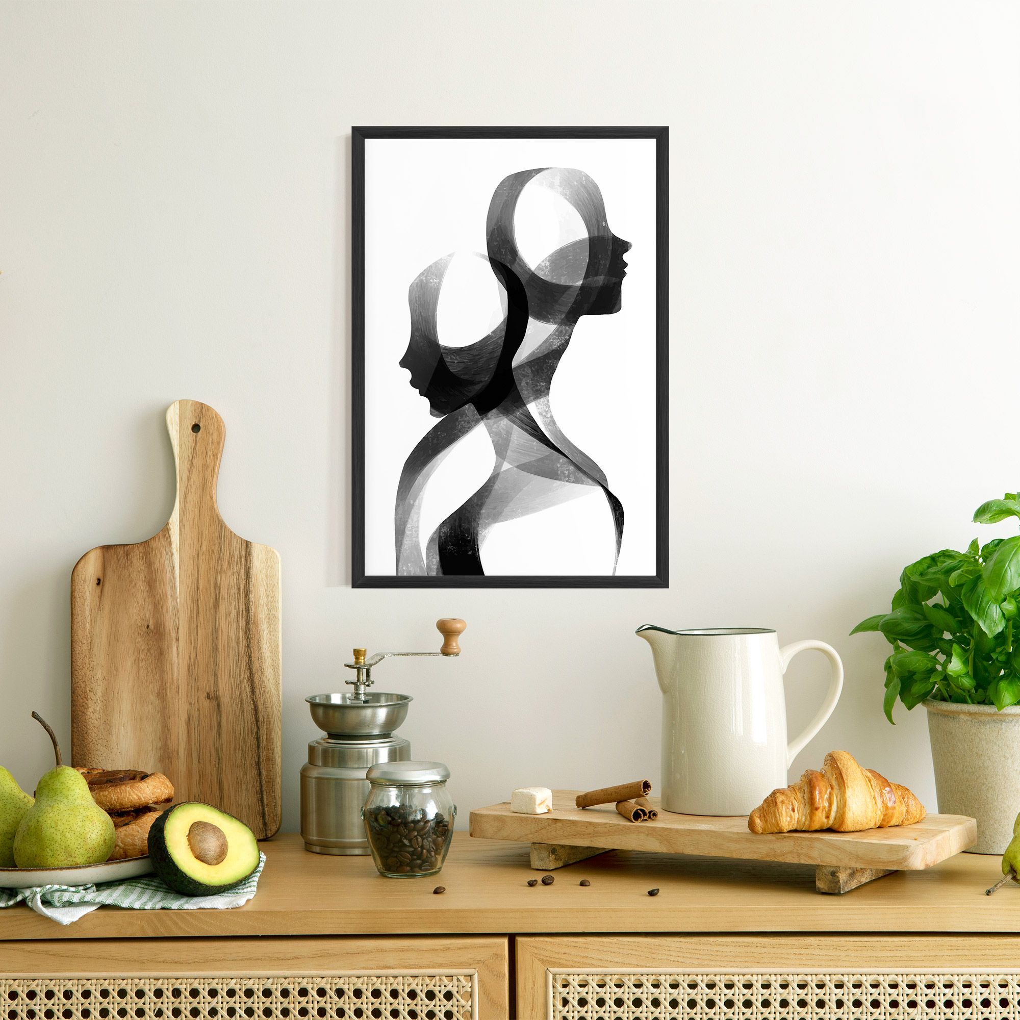 Abstract Grey Couple mockup 8