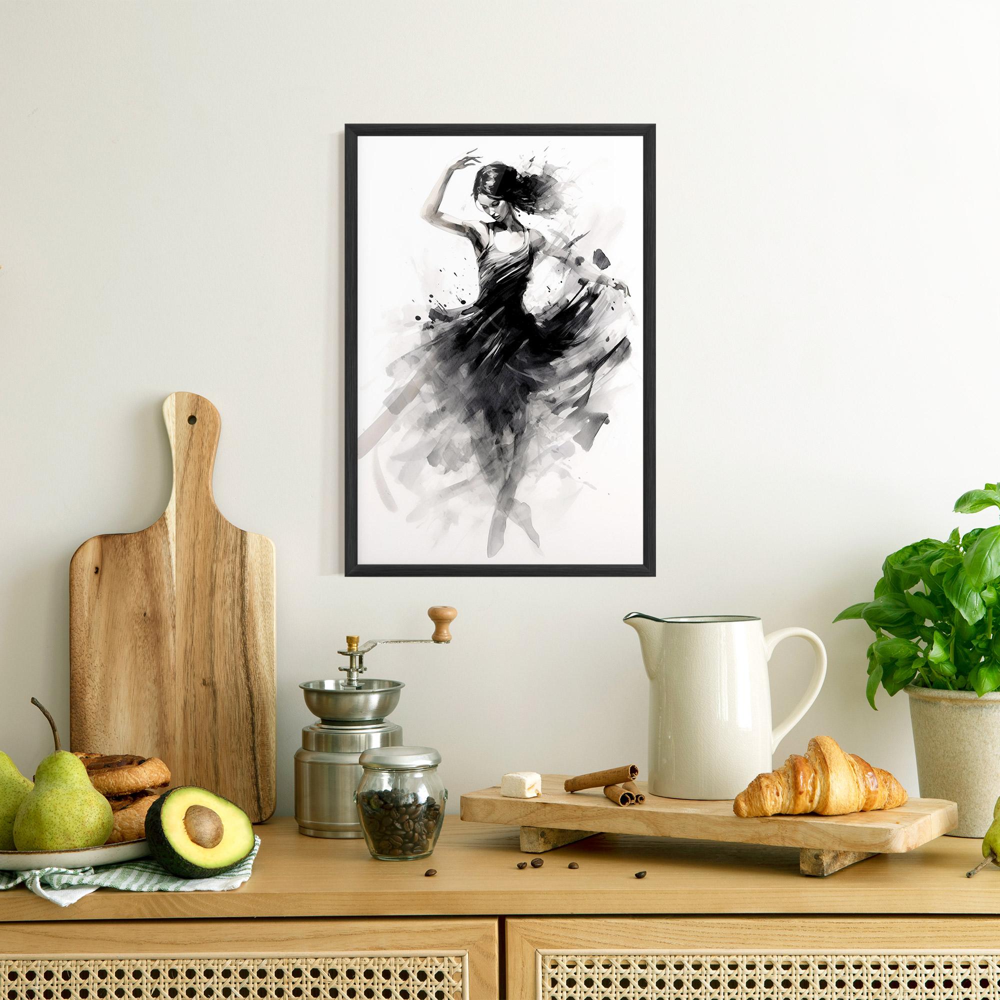 Poster Înrămat Dancing Woman mockup 8