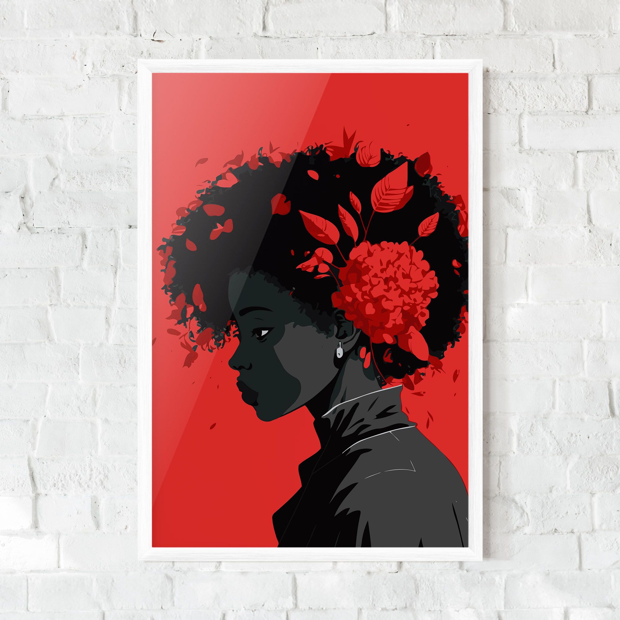 African Red Flower mockup 0