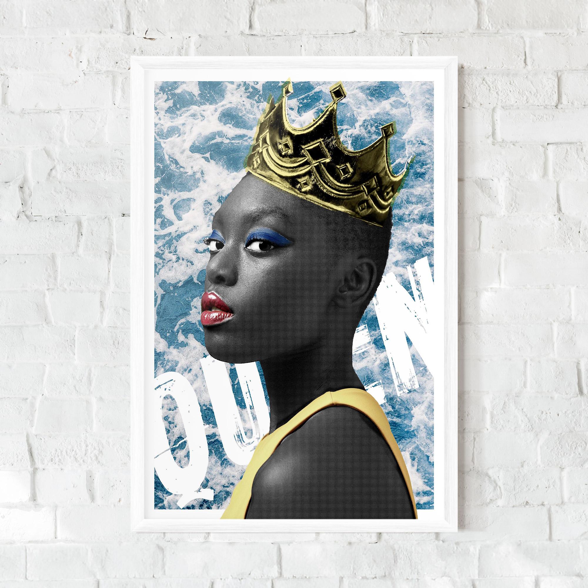 Poster Înrămat American Woman Crown mockup 0