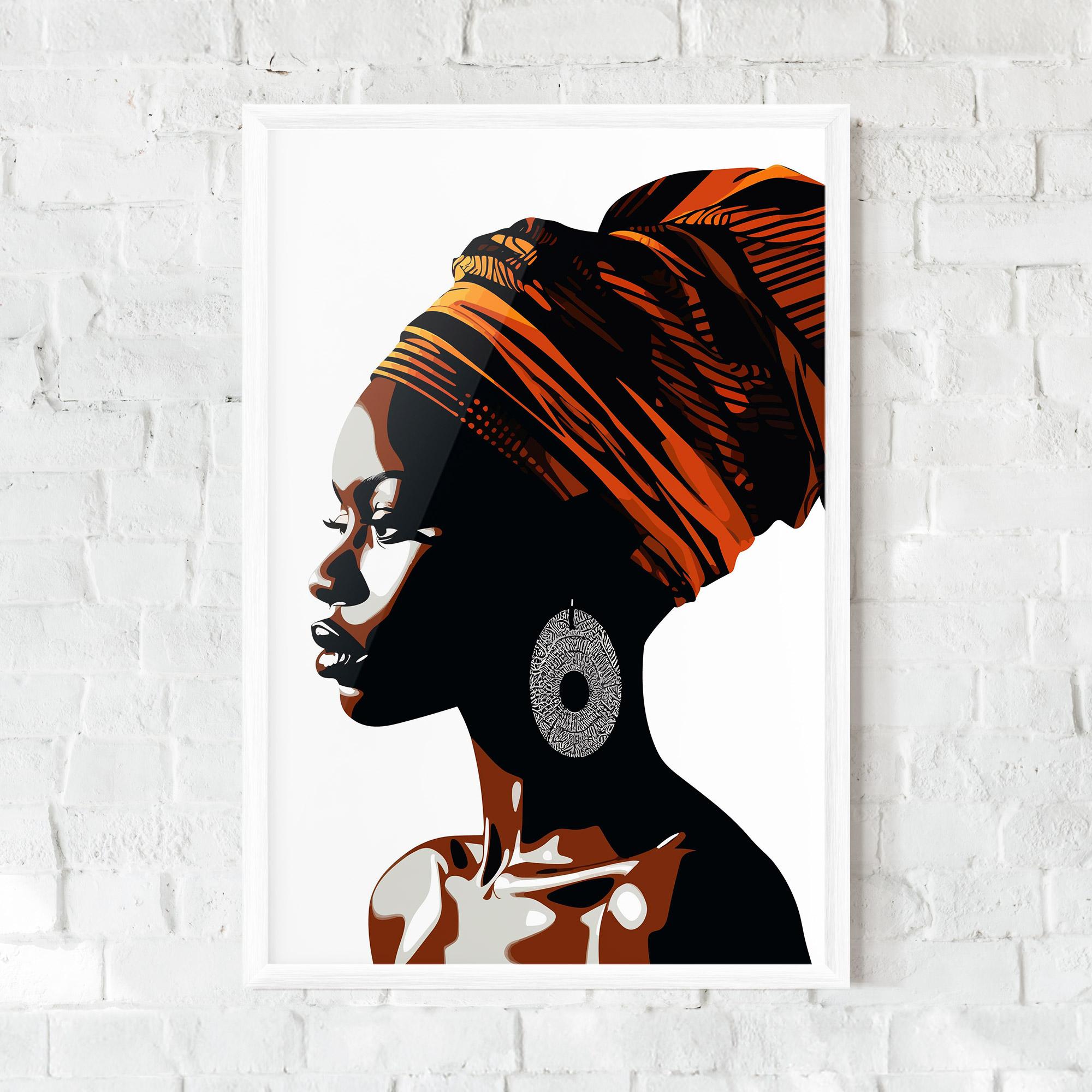 Poster Înrămat Black Pretty Woman mockup 0