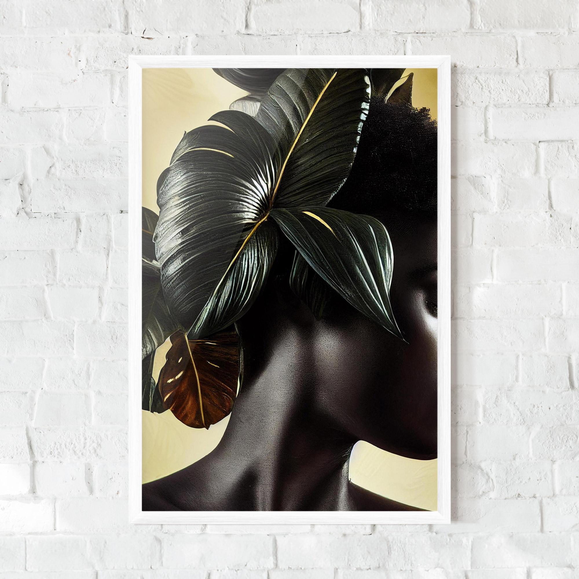 Poster Înrămat Leaf Woman mockup 0