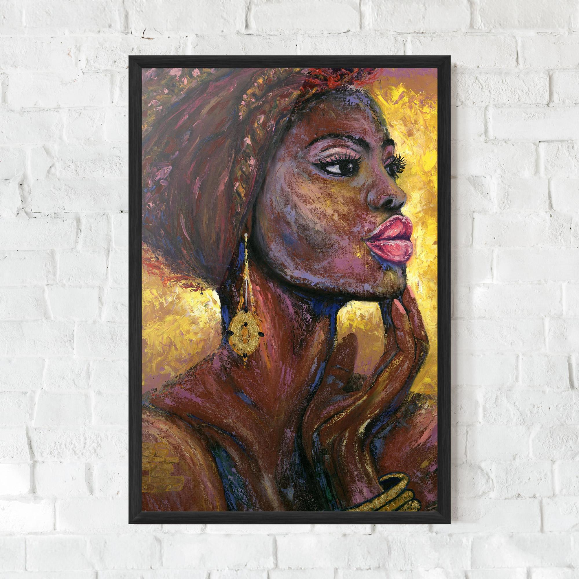 Poster Înrămat African Women mockup 0