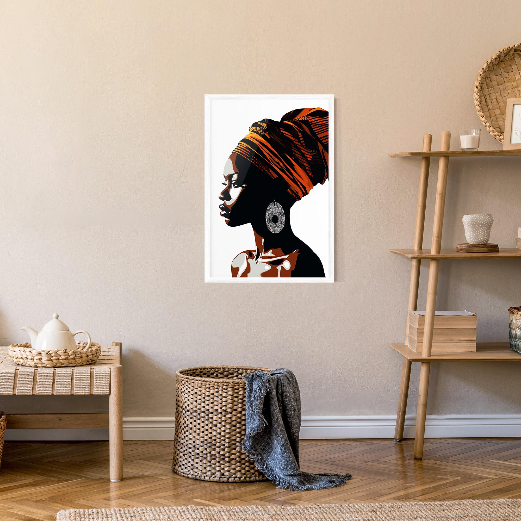 Poster Înrămat Black Pretty Woman mockup 9