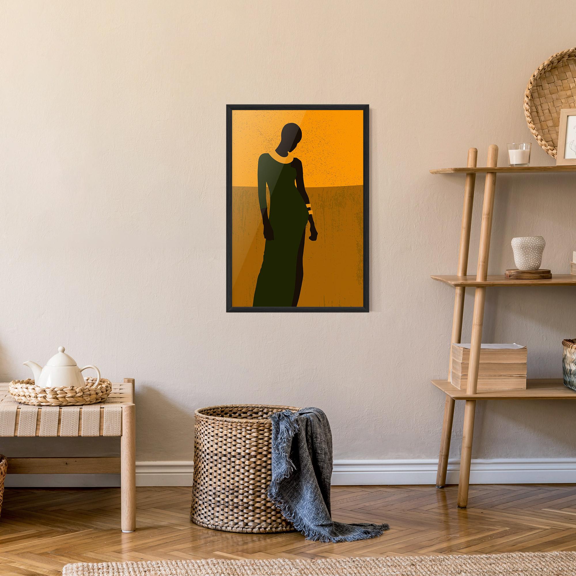 Poster Înrămat African Dress mockup 9
